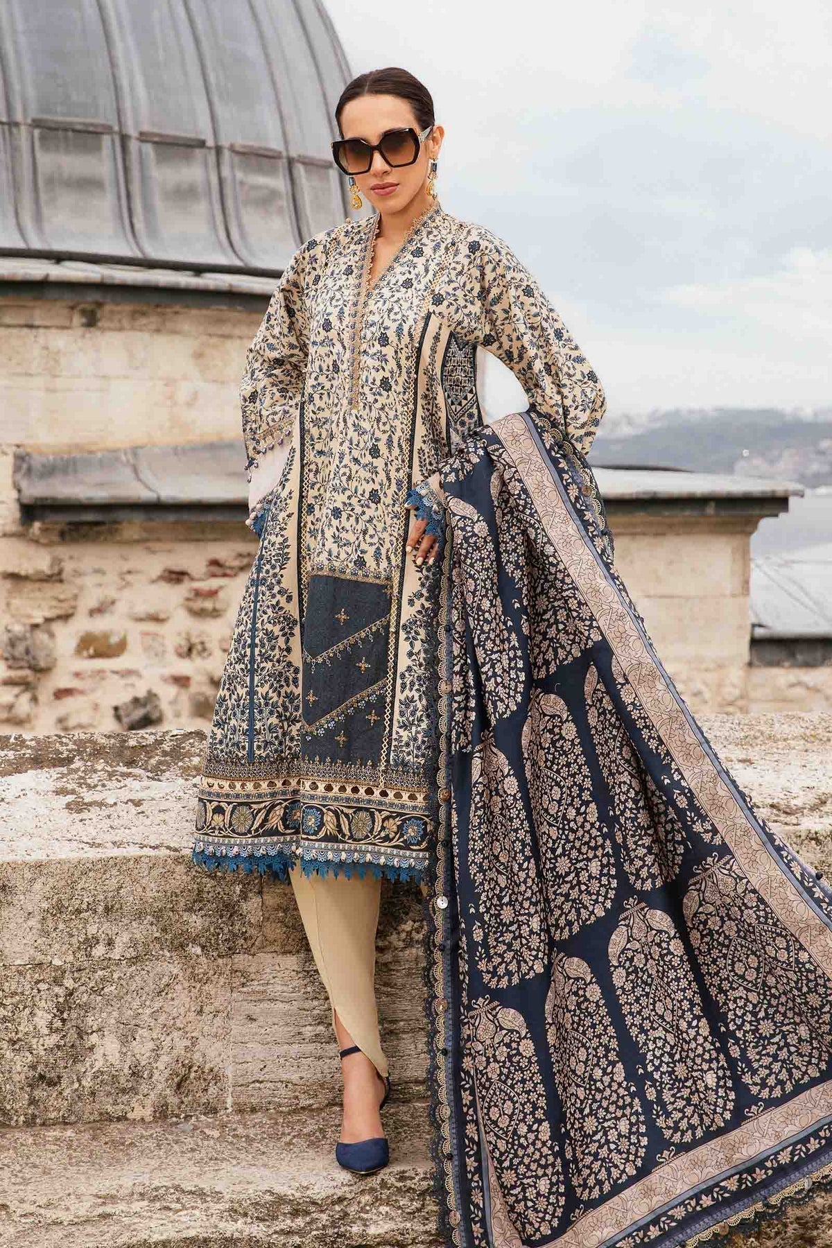 Maria B | M Prints Fall Edit 24 | MPT-2302-A - House Of Hania