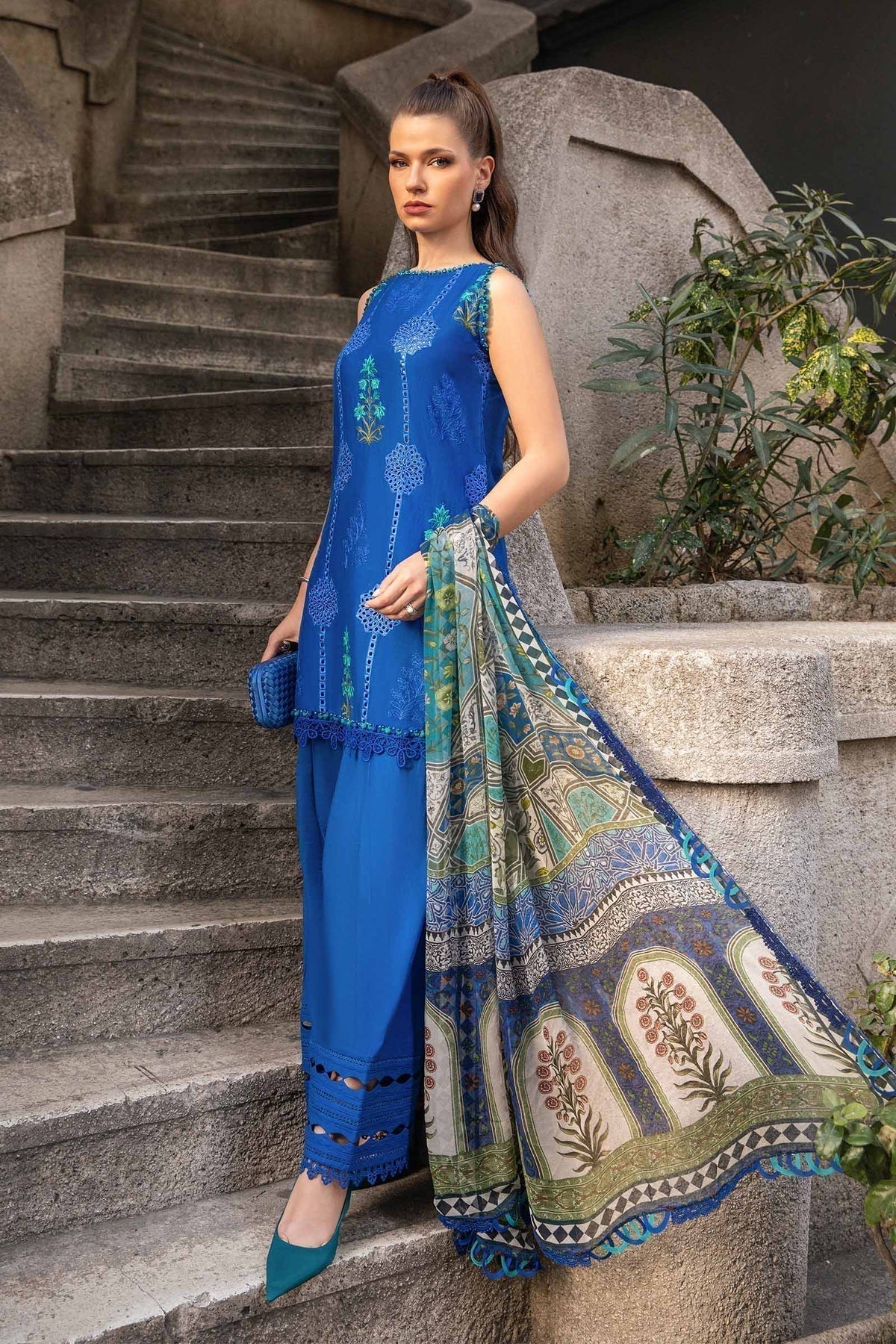 Maria B | M Prints Fall Edit 24 | MPT-2303-A - House Of Hania