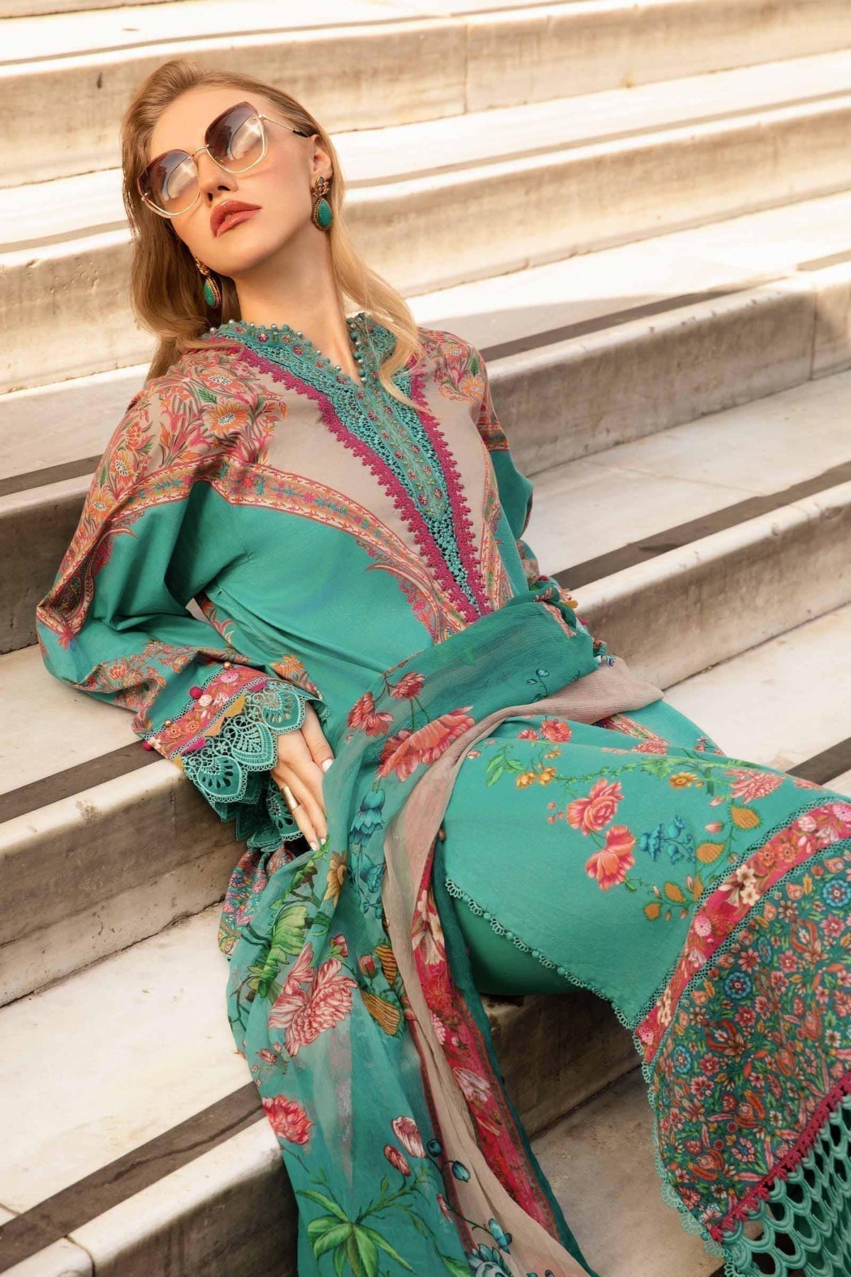 Maria B | M Prints Fall Edit 24 | MPT-2304-A - House Of Hania