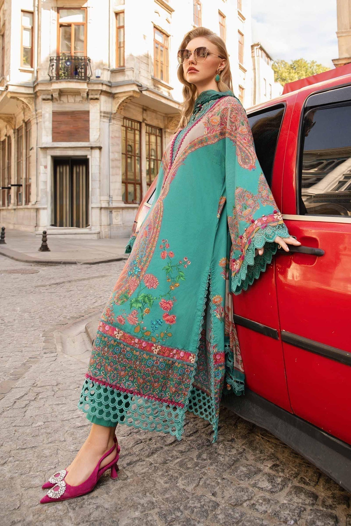 Maria B | M Prints Fall Edit 24 | MPT-2304-A - House Of Hania