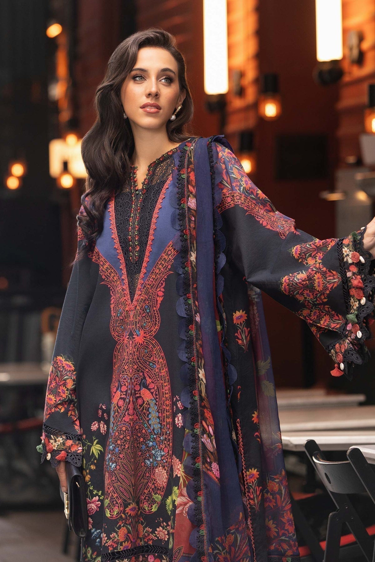 Maria B | M Prints Fall Edit 24 | MPT-2304-B - House Of Hania