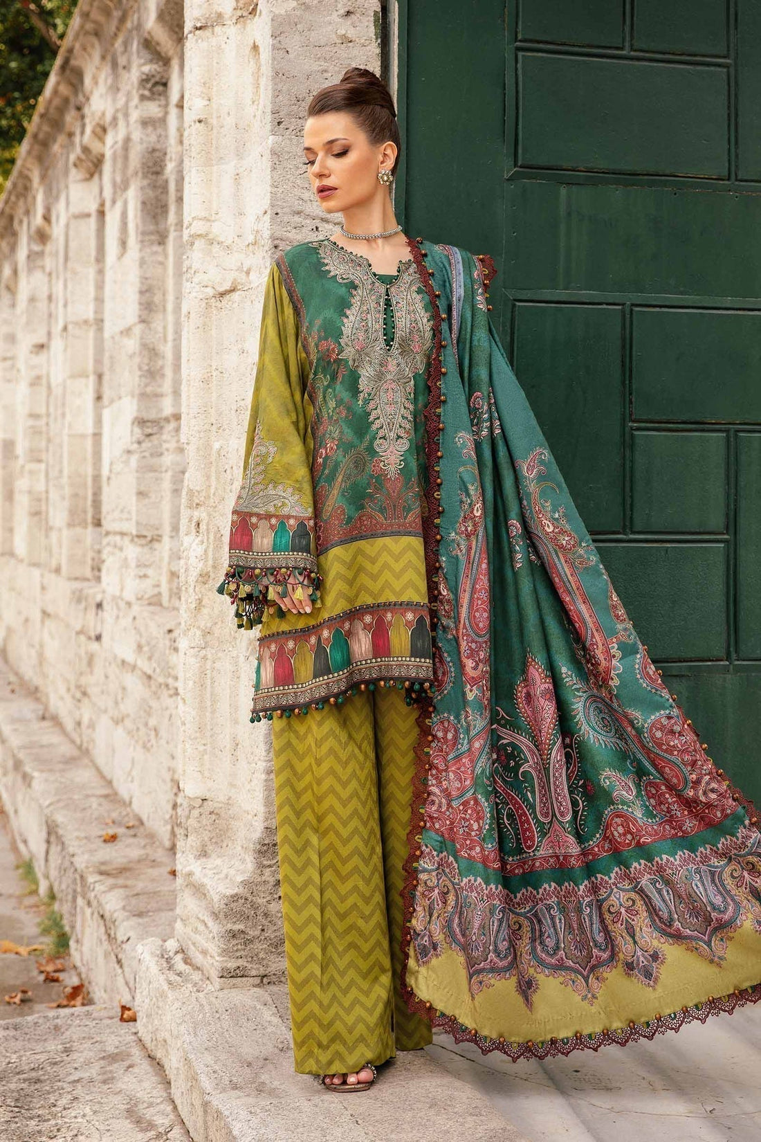 Maria B | M Prints Fall Edit 24 | MPT-2305-A - House Of Hania
