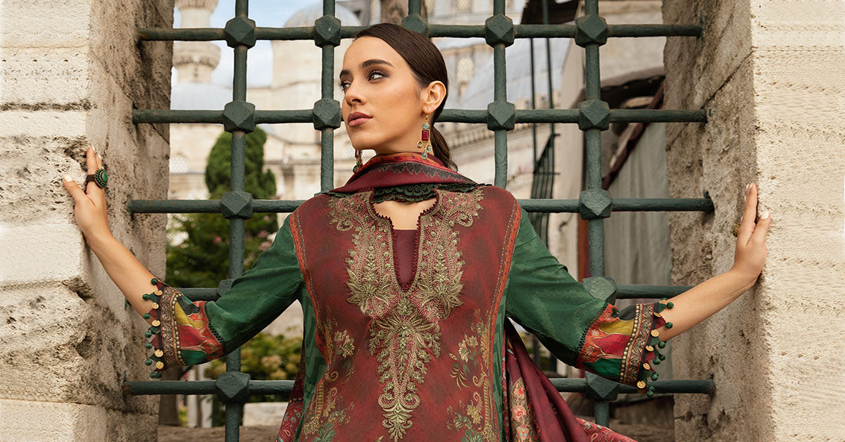 Maria B | M Prints Fall Edit 24 |  MPT-2305-B - House Of Hania