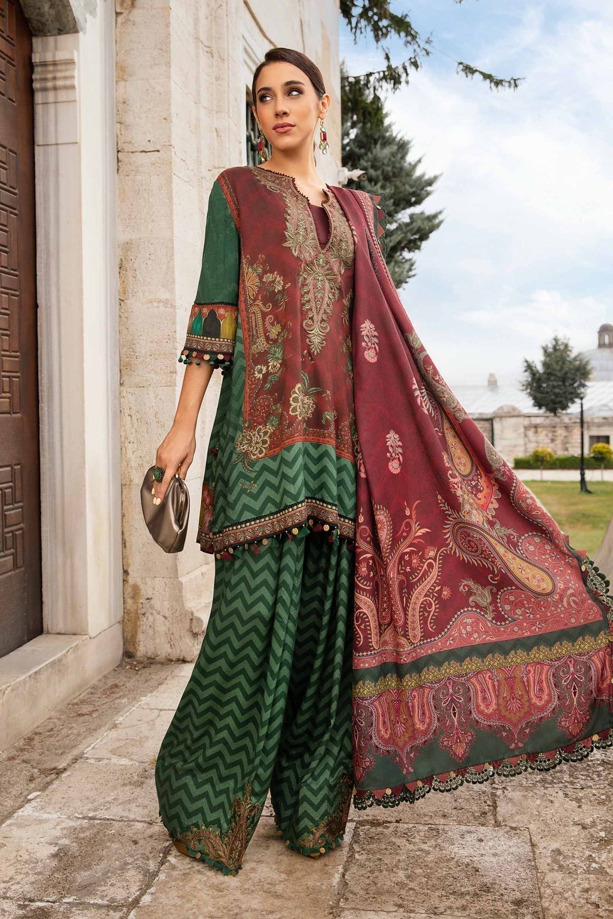 Maria B | M Prints Fall Edit 24 |  MPT-2305-B - House Of Hania