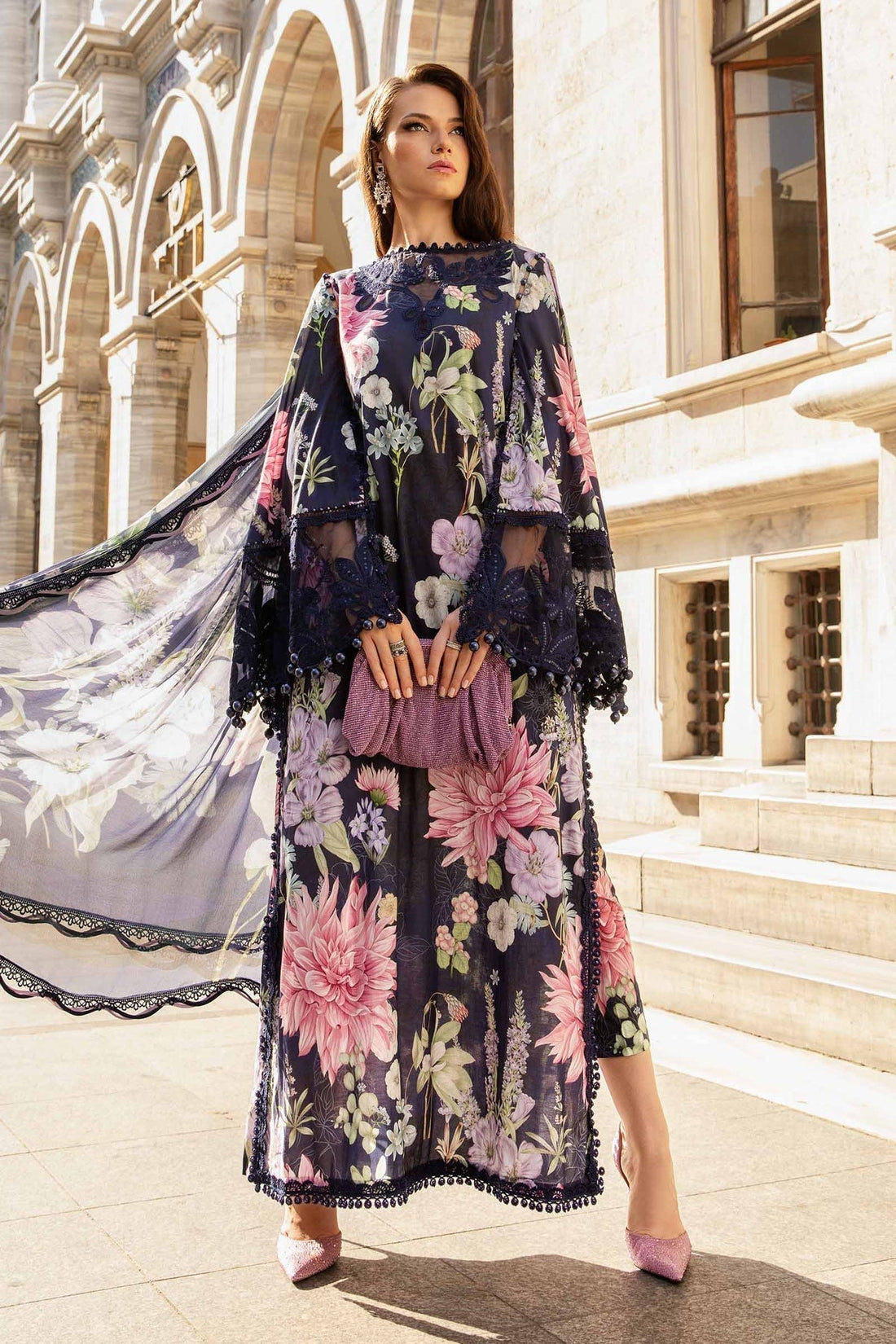 Maria B | M Prints Fall Edit 24 | MPT-2306-B - House Of Hania
