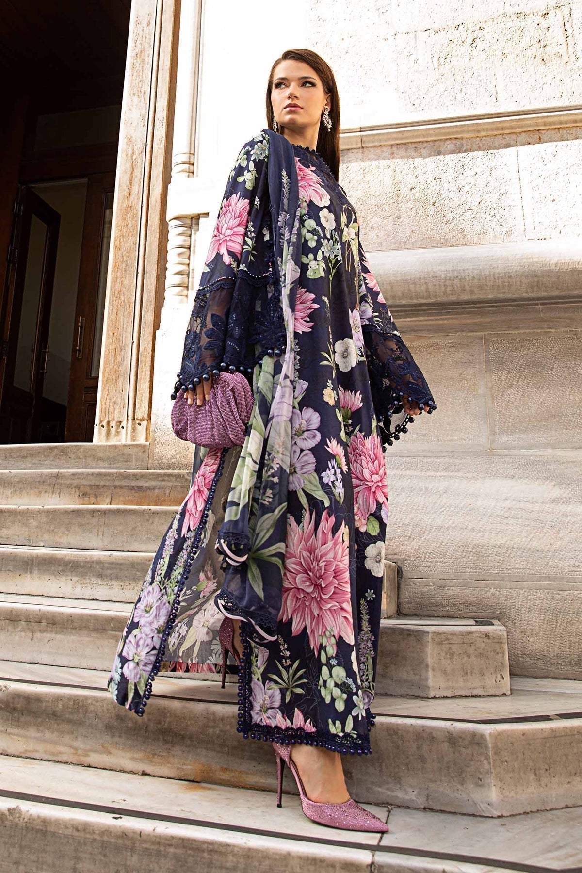 Maria B | M Prints Fall Edit 24 | MPT-2306-B - House Of Hania