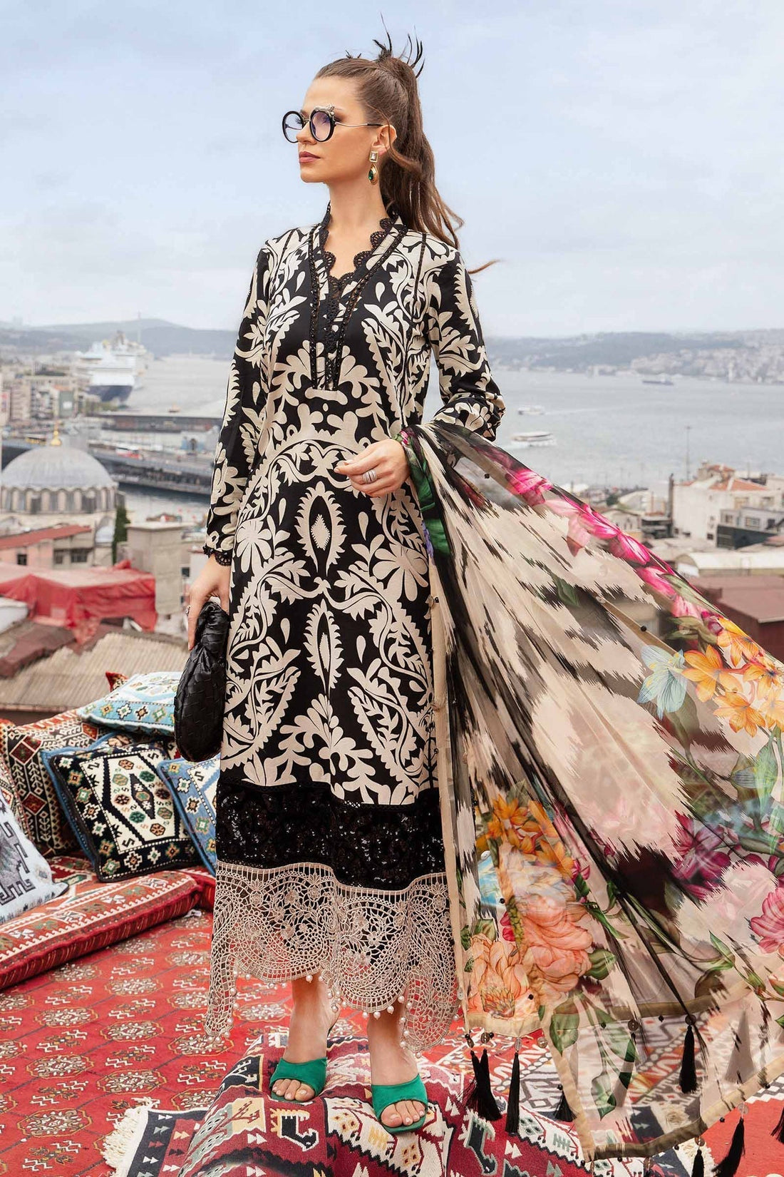 Maria B | M Prints Fall Edit 24 | MPT-2307-B - House Of Hania