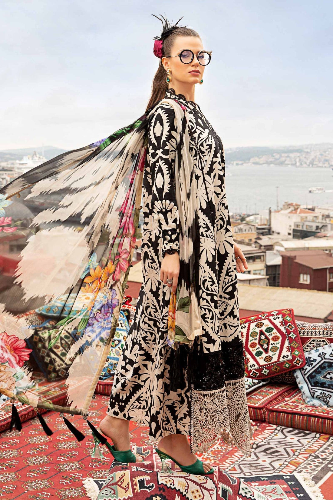 Maria B | M Prints Fall Edit 24 | MPT-2307-B - House Of Hania