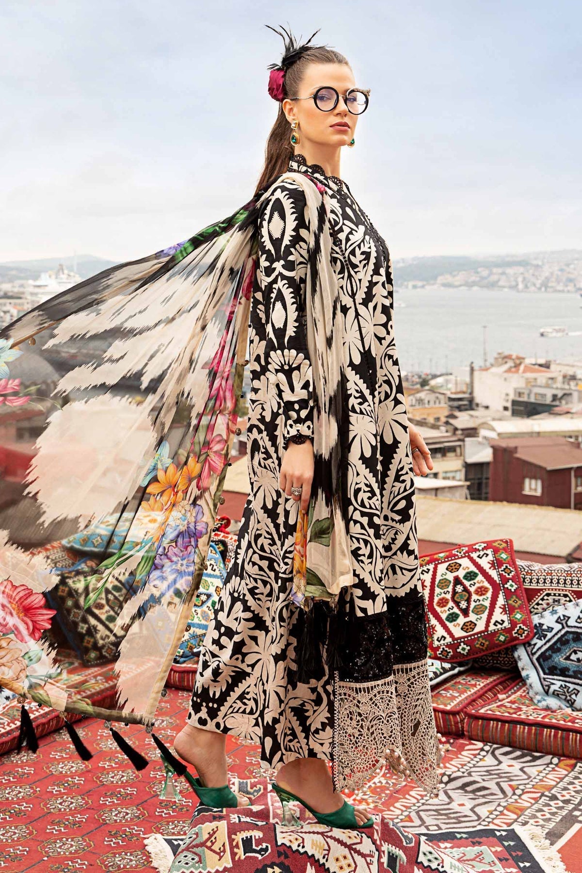 Maria B | M Prints Fall Edit 24 | MPT-2307-B - House Of Hania