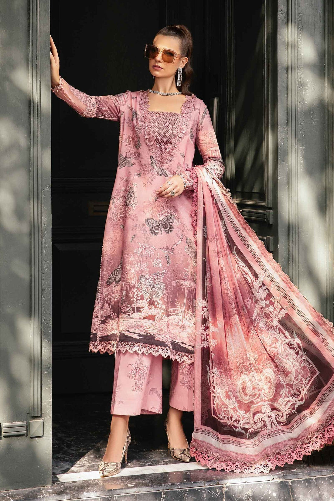 Maria B | M Prints Fall Edit 24 | MPT-2308-A - House Of Hania