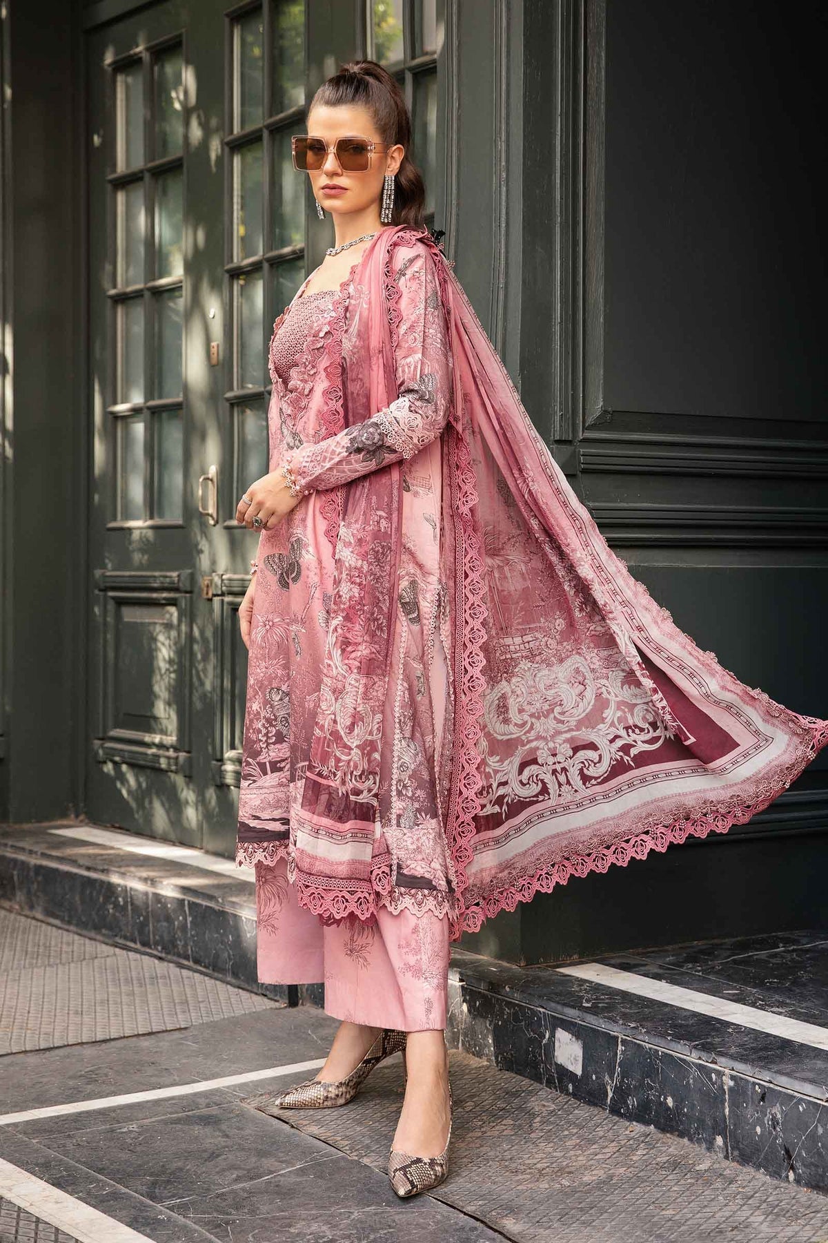 Maria B | M Prints Fall Edit 24 | MPT-2308-A - House Of Hania