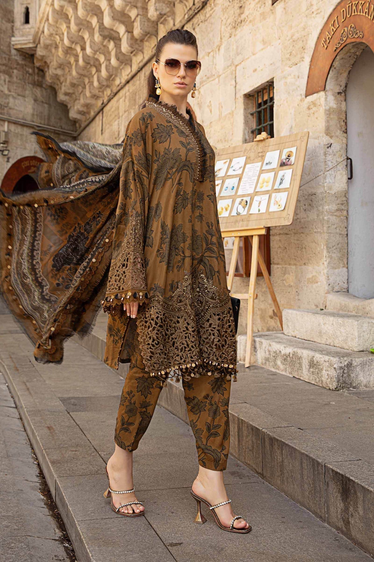 Maria B | M Prints Fall Edit 24 |  MPT-2309-A - House Of Hania