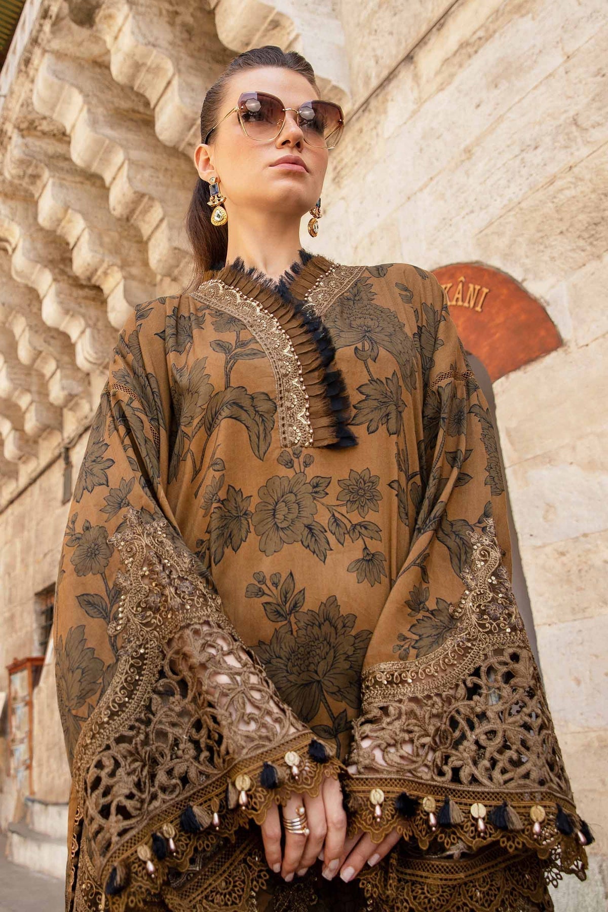 Maria B | M Prints Fall Edit 24 |  MPT-2309-A - House Of Hania