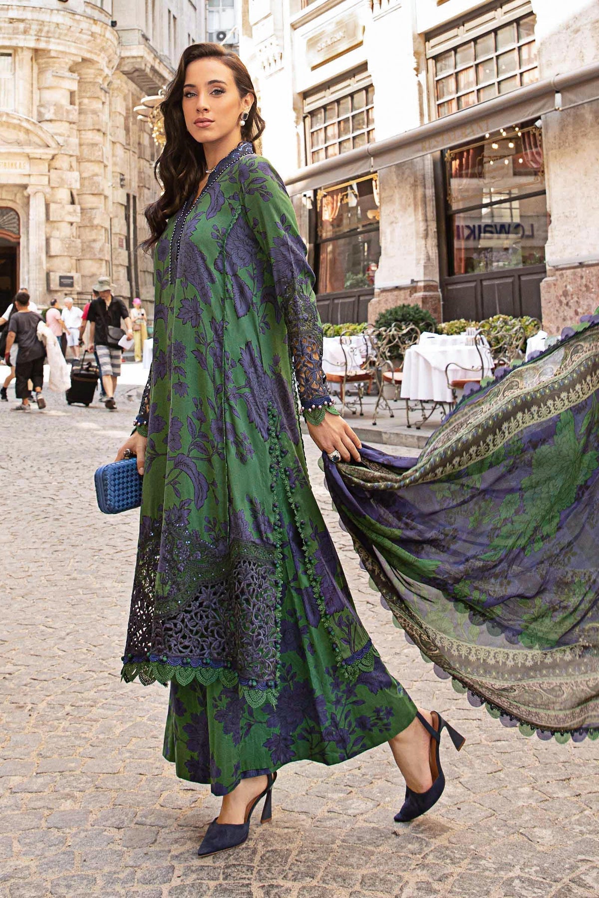 Maria B | M Prints Fall Edit 24 | MPT-2309-B - House Of Hania