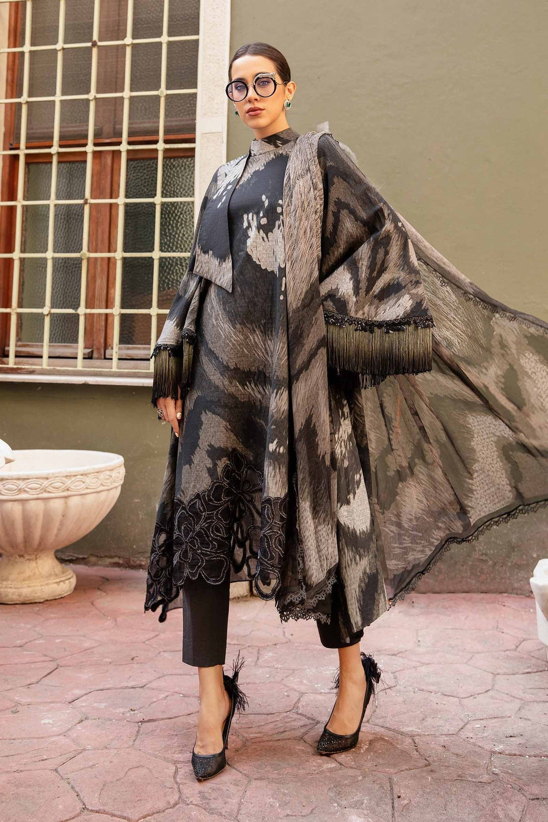 Maria B | M Prints Fall Edit 24 | MPT-2310-A - House Of Hania