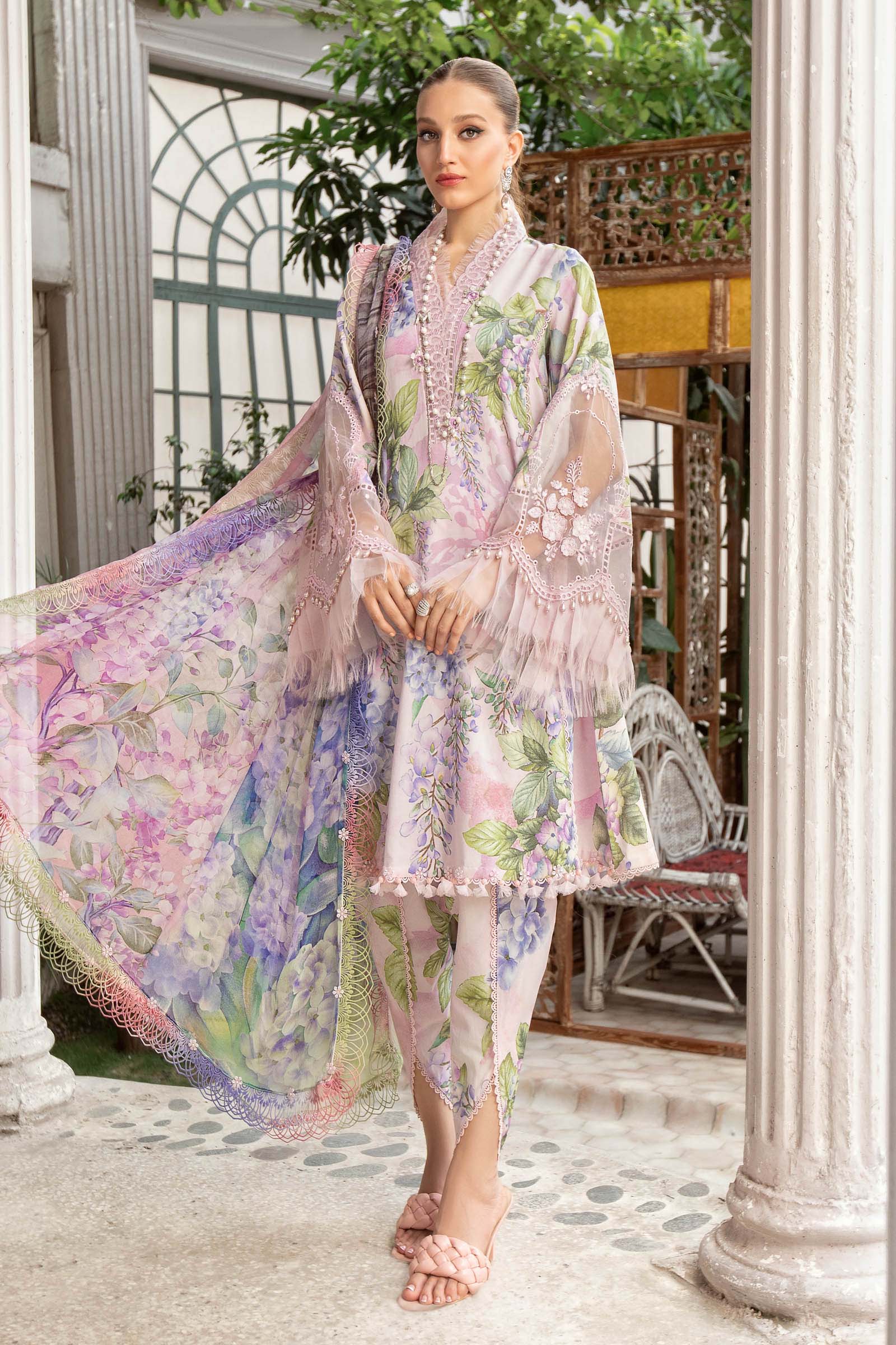 Maria B | M Prints | MPT-1901-A - House Of Hania