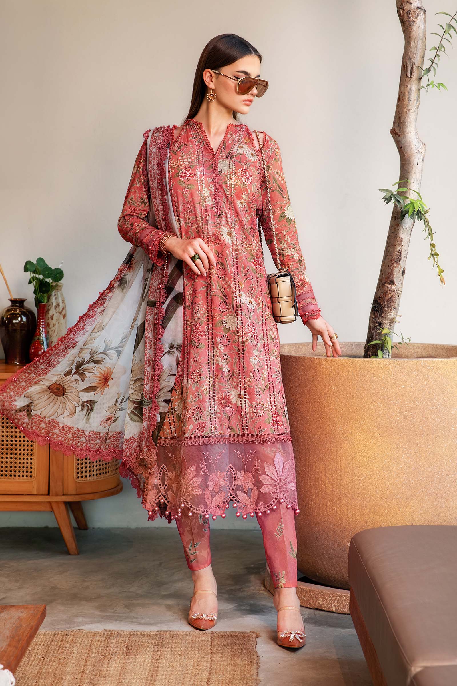 Maria B | M Prints | MPT-2508-A - House Of Hania