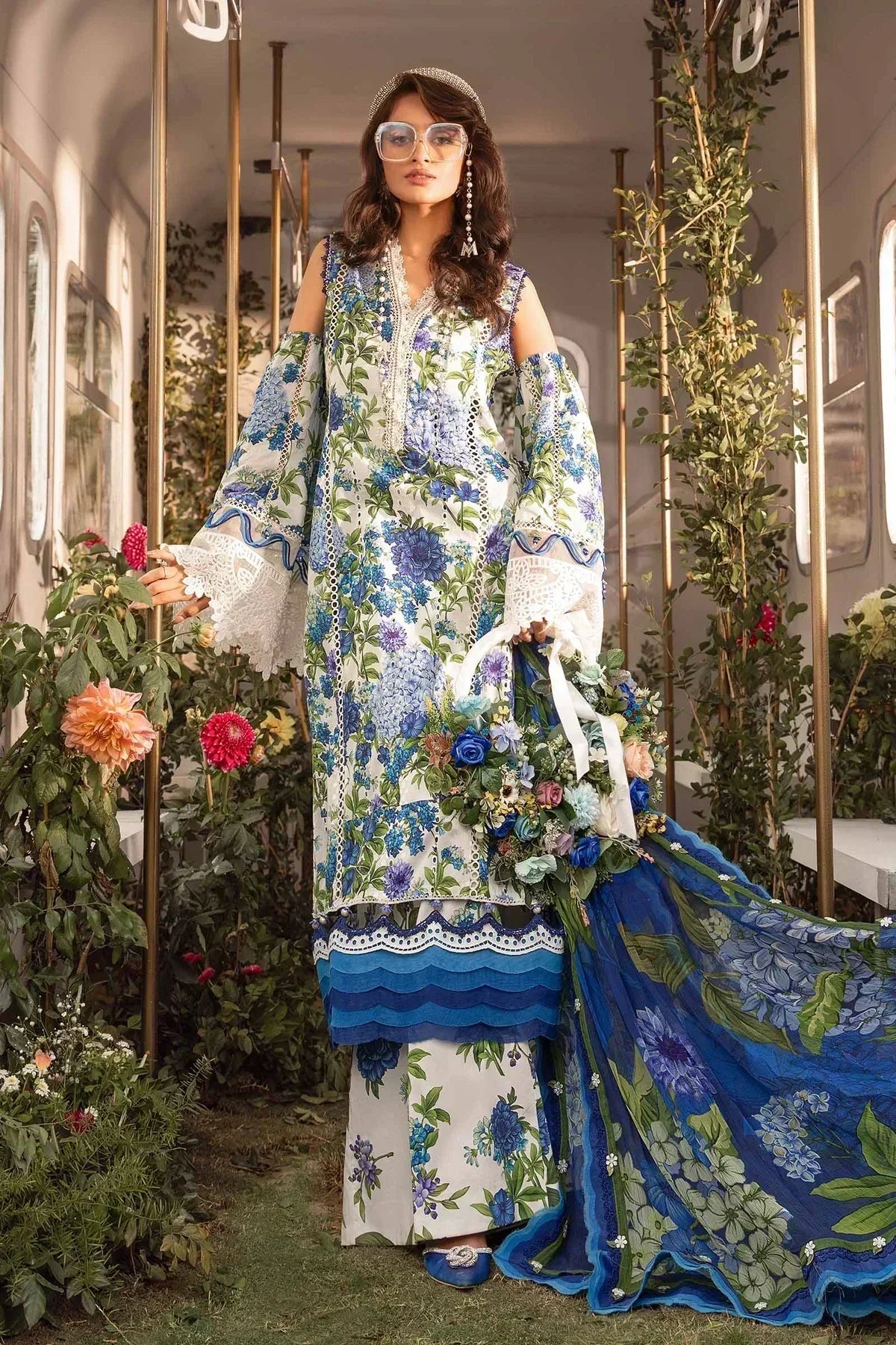 Maria B | M Prints Spring 24 | MPT-2102-B - House Of Hania