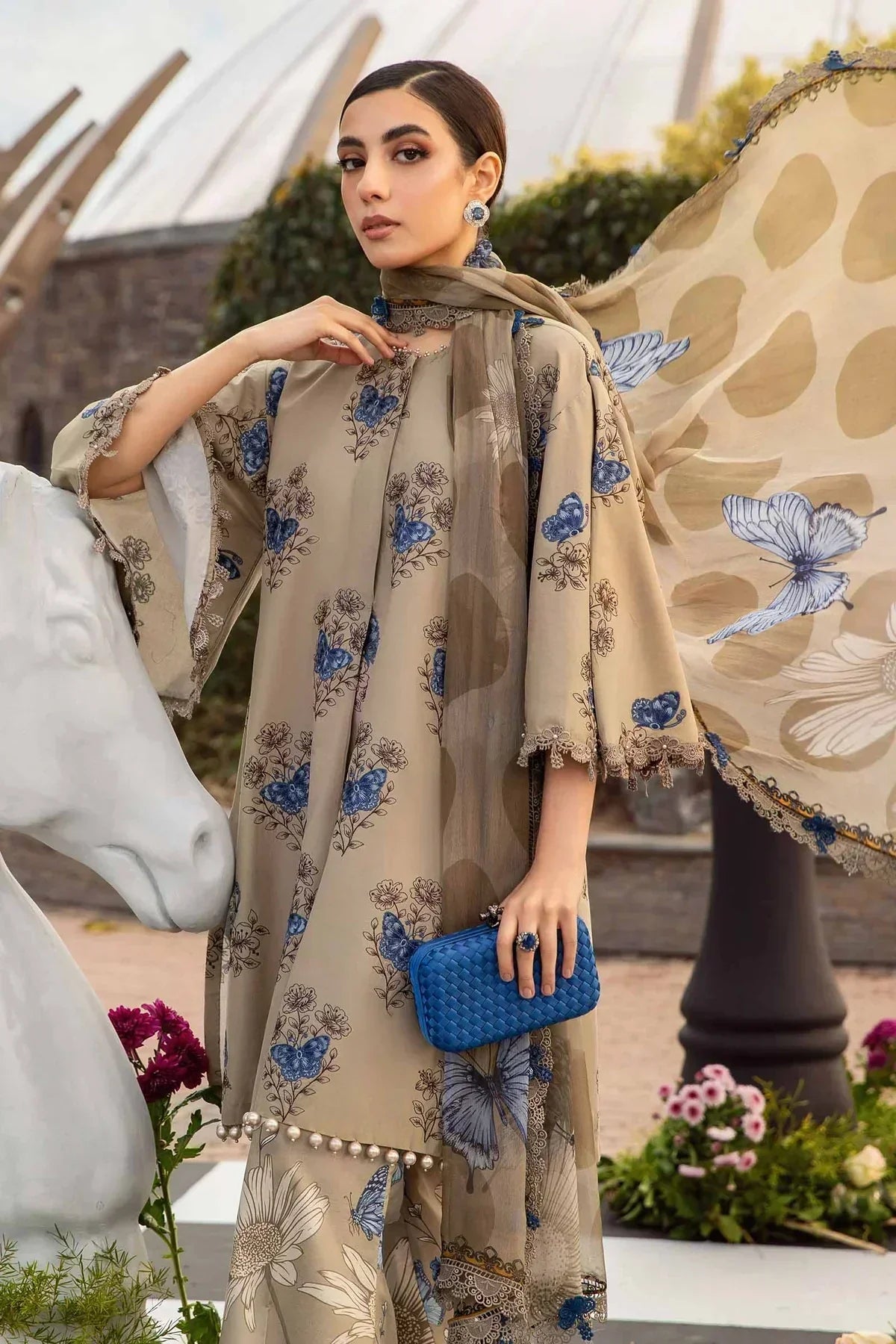 Maria B | M Prints Spring 24 | MPT-2105-B - House Of Hania