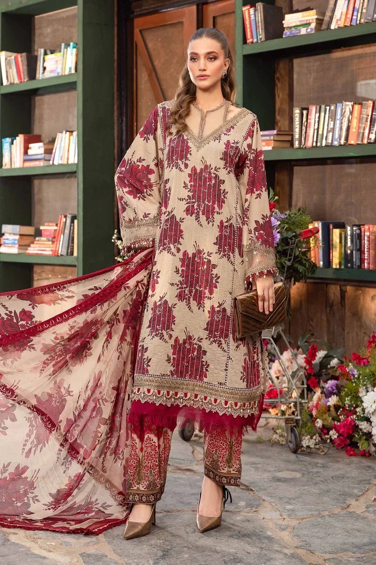 Maria B | M Prints Spring 24 | MPT-2110-A - House Of Hania