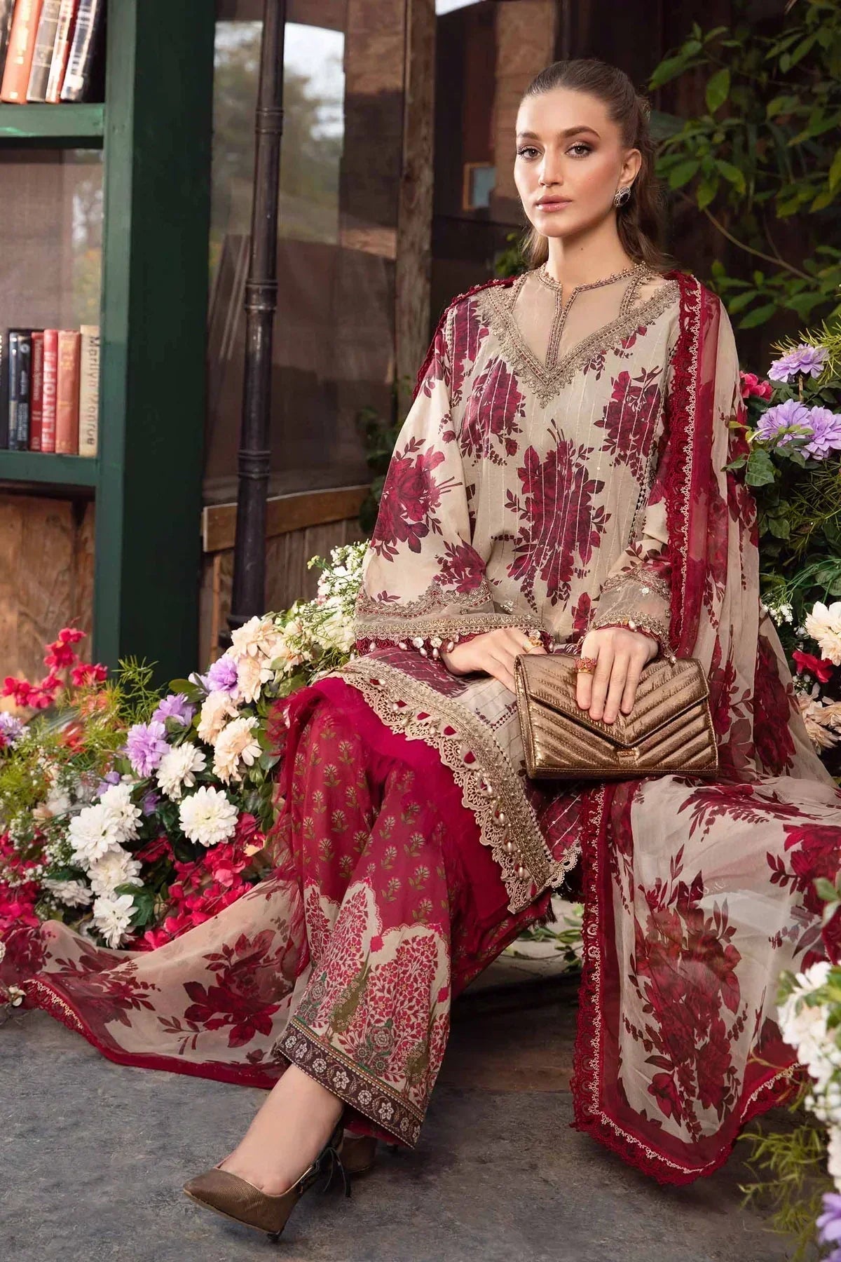 Maria B | M Prints Spring 24 | MPT-2110-A - House Of Hania