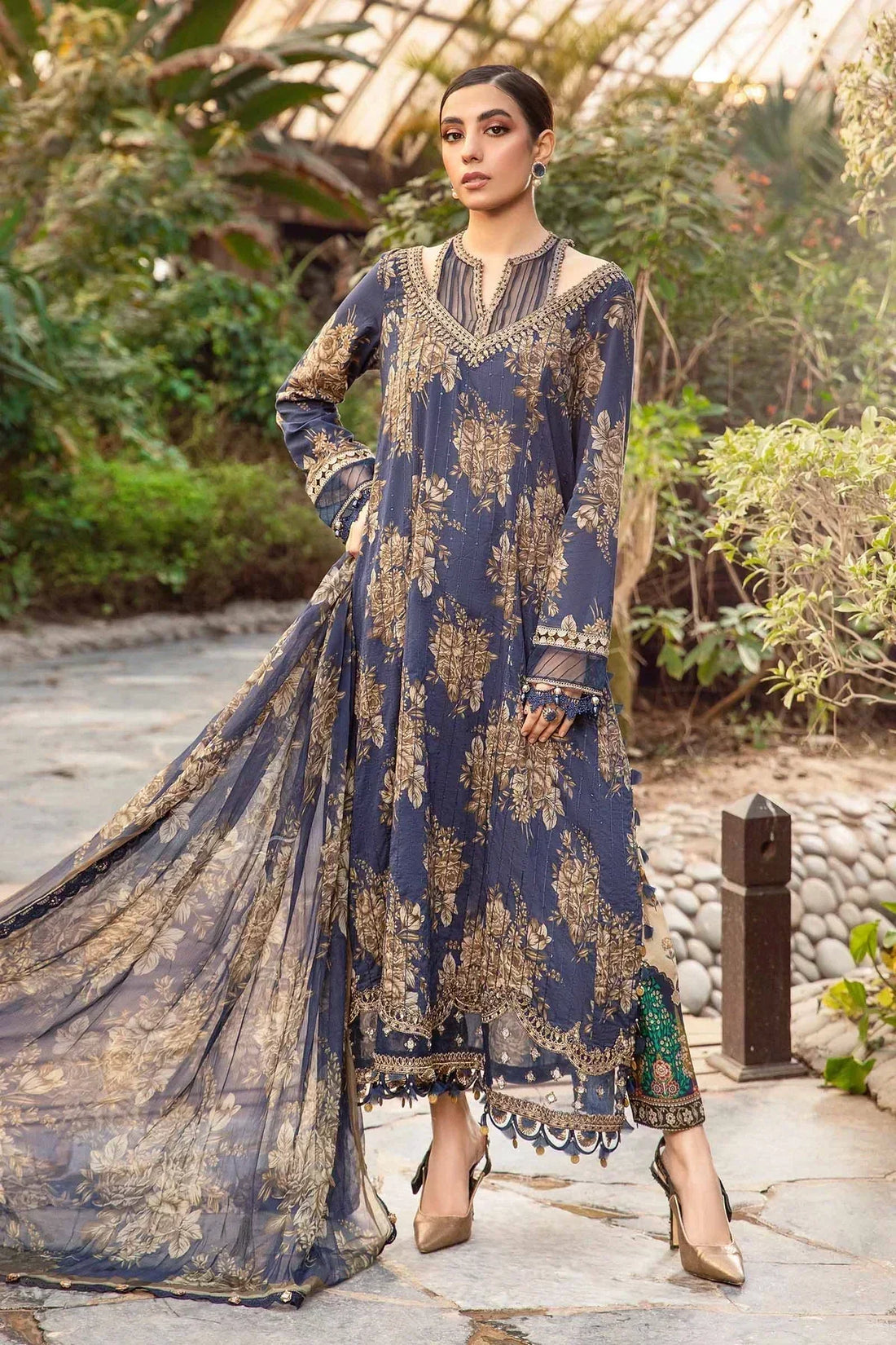 Maria B | M Prints Spring 24 | MPT-2110-B - House Of Hania