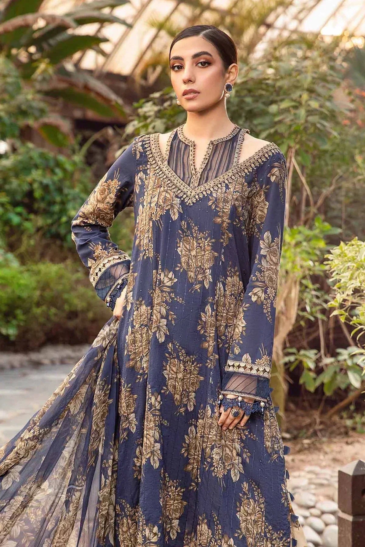 Maria B | M Prints Spring 24 | MPT-2110-B - House Of Hania