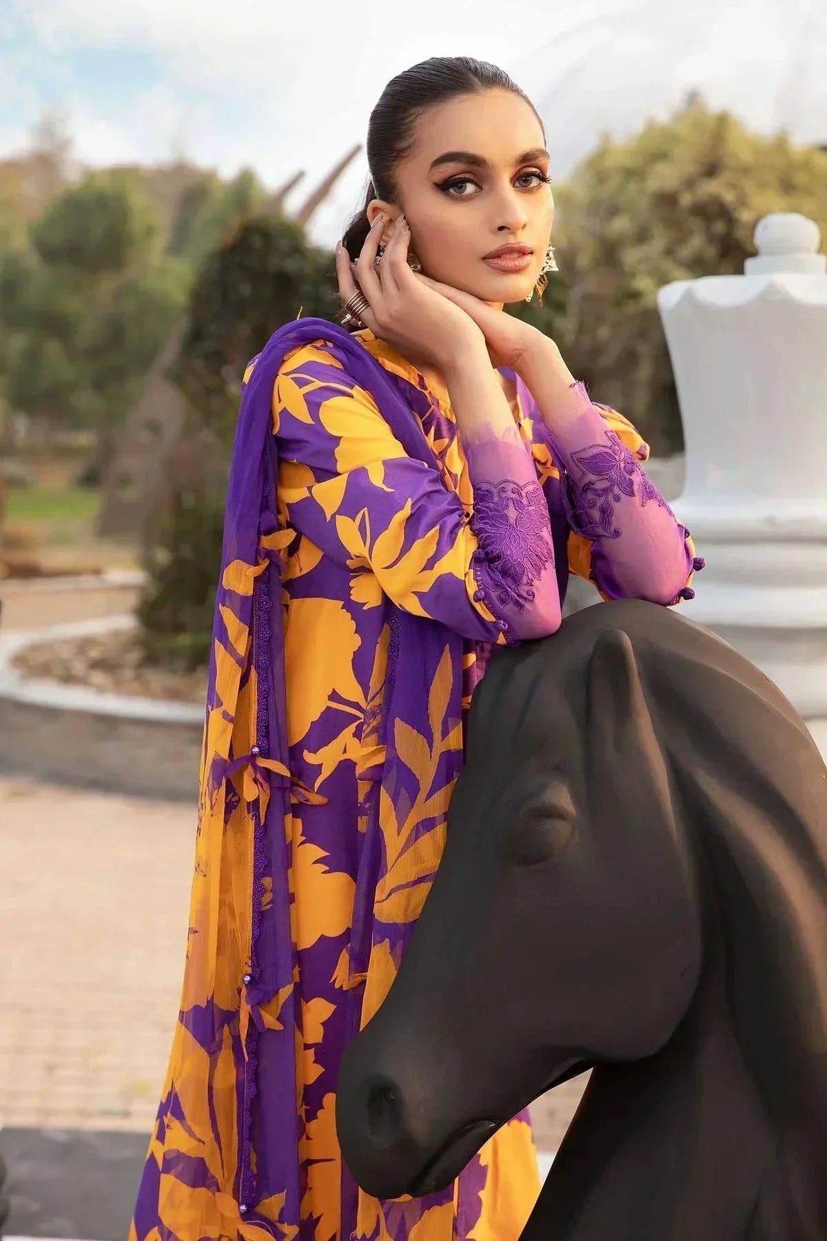 Maria B | M Prints Spring 24 | MPT-2111-A - House Of Hania