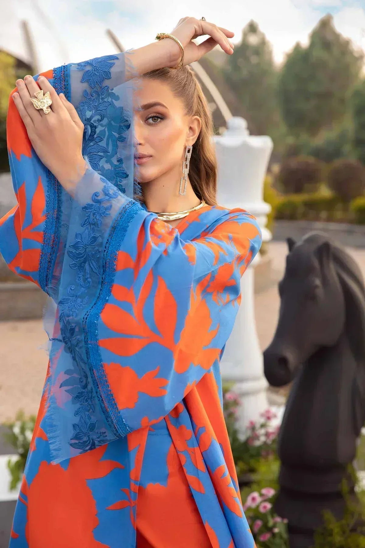 Maria B | M Prints Spring 24 | MPT-2111-B - House Of Hania