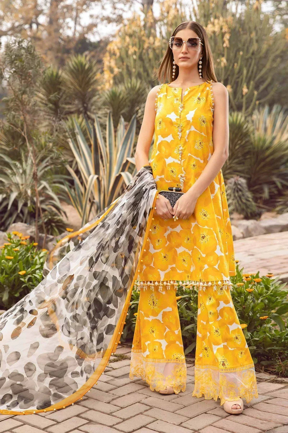 Maria B | M Prints Spring 24 | MPT-2112-B - House Of Hania