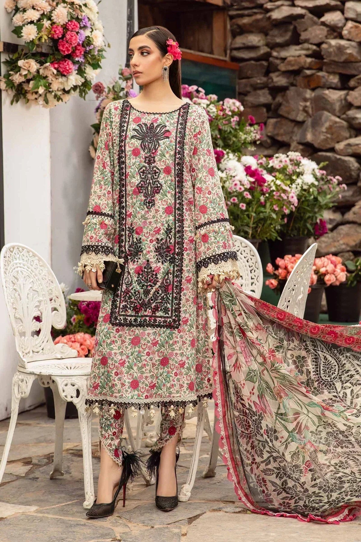 Maria B | M Prints Spring 24 | MPT-2113-A - House Of Hania