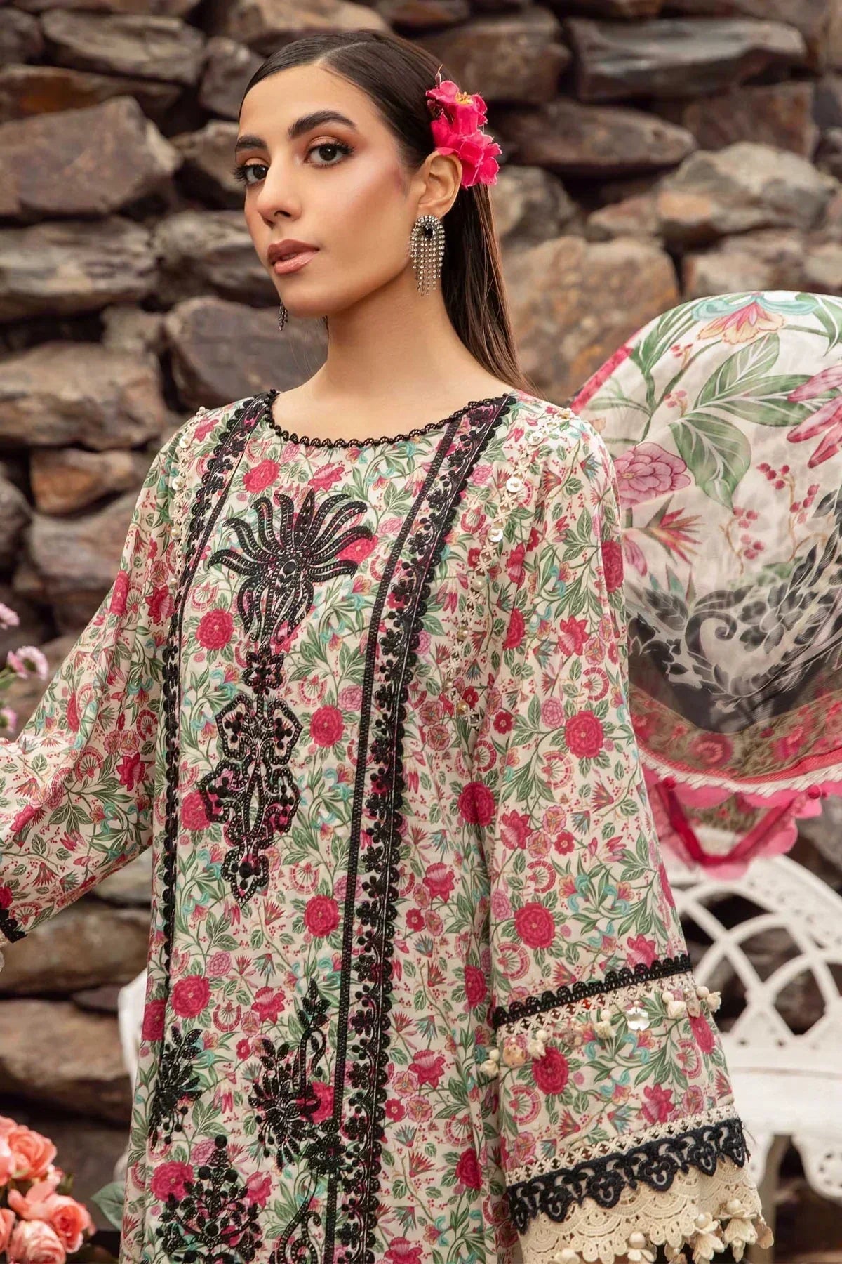 Maria B | M Prints Spring 24 | MPT-2113-A - House Of Hania
