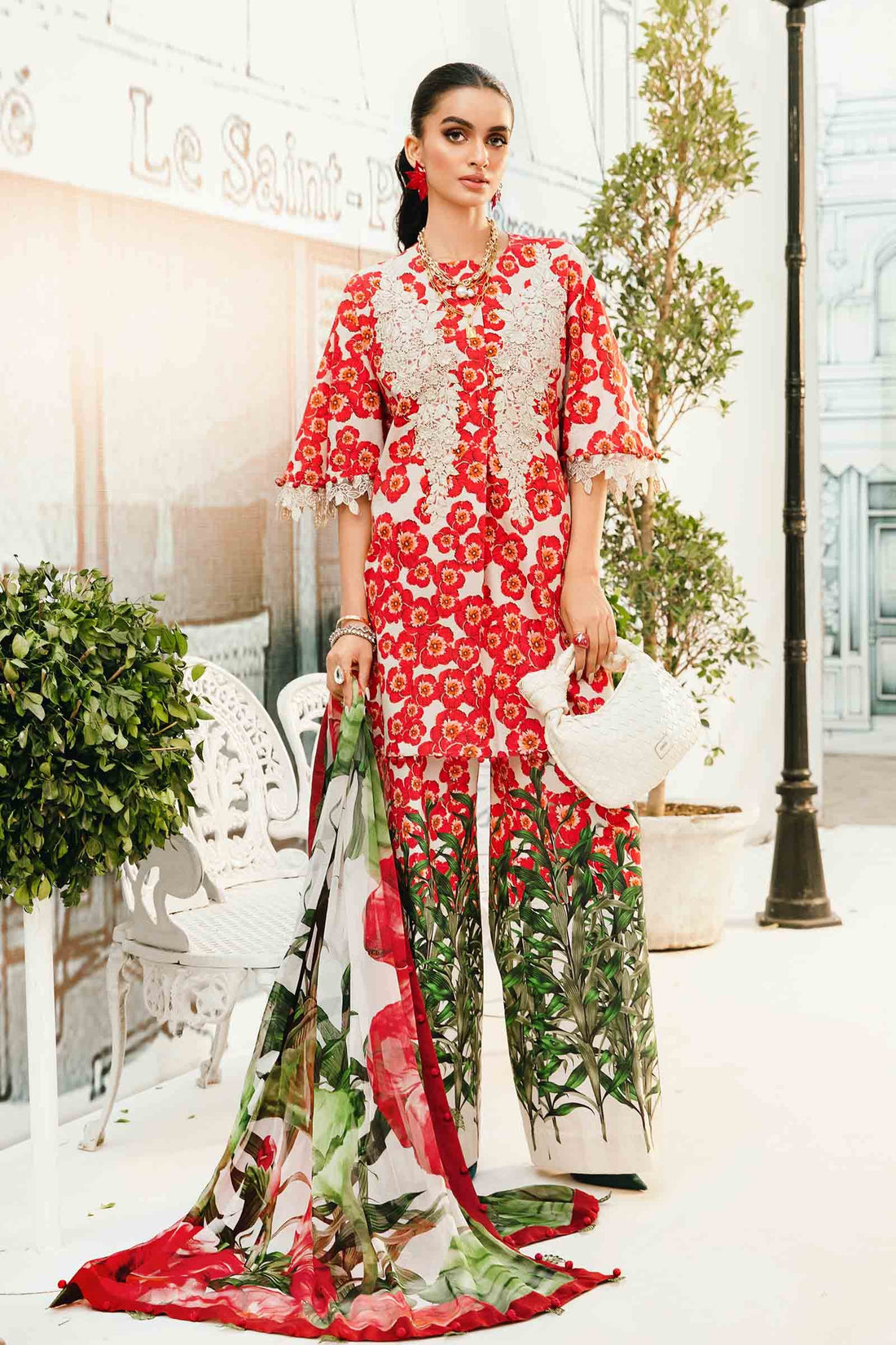 Maria B | M Prints Summer 25 | MPT-2606-B - House Of Hania