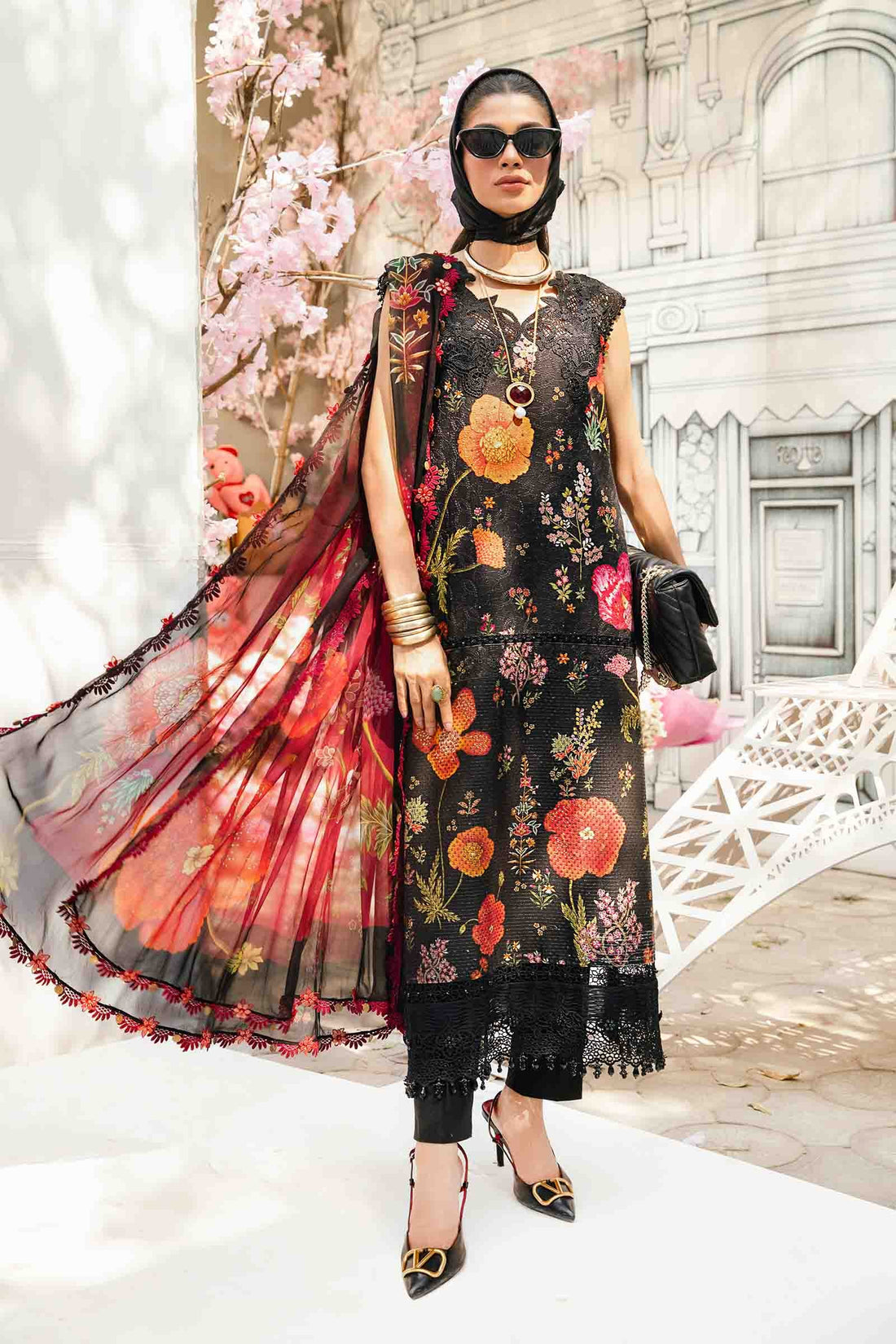 Maria B | M Prints Summer 25 | MPT-2607-B - House Of Hania