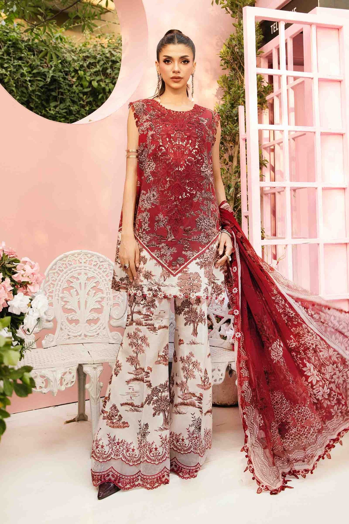 Maria B | M Prints Summer 25 | MPT-2608-A - House Of Hania