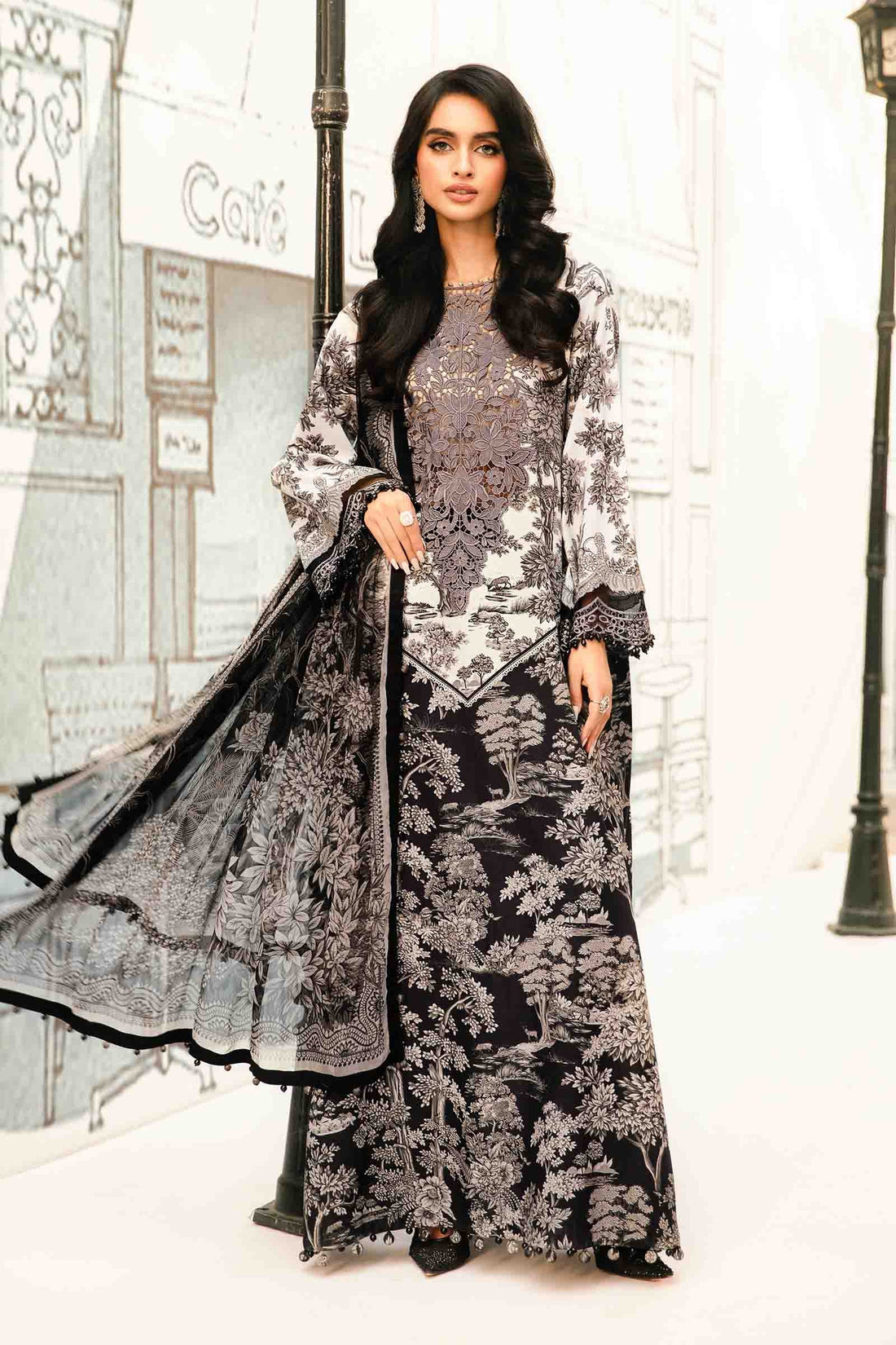 Maria B | M Prints Summer 25 | MPT-2608-B - House Of Hania