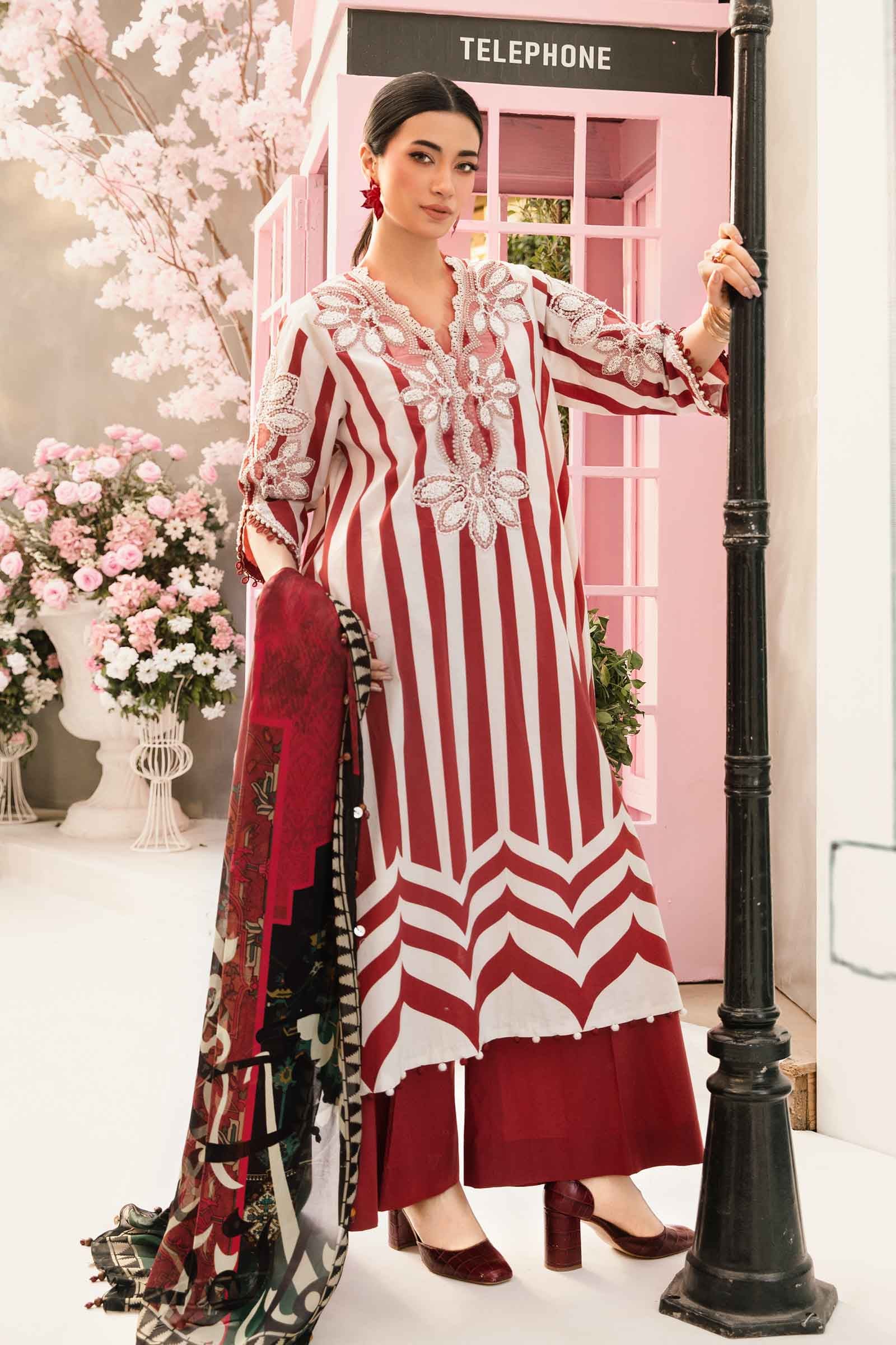 Maria B | M Prints Summer 25 | MPT-2609-A - House Of Hania