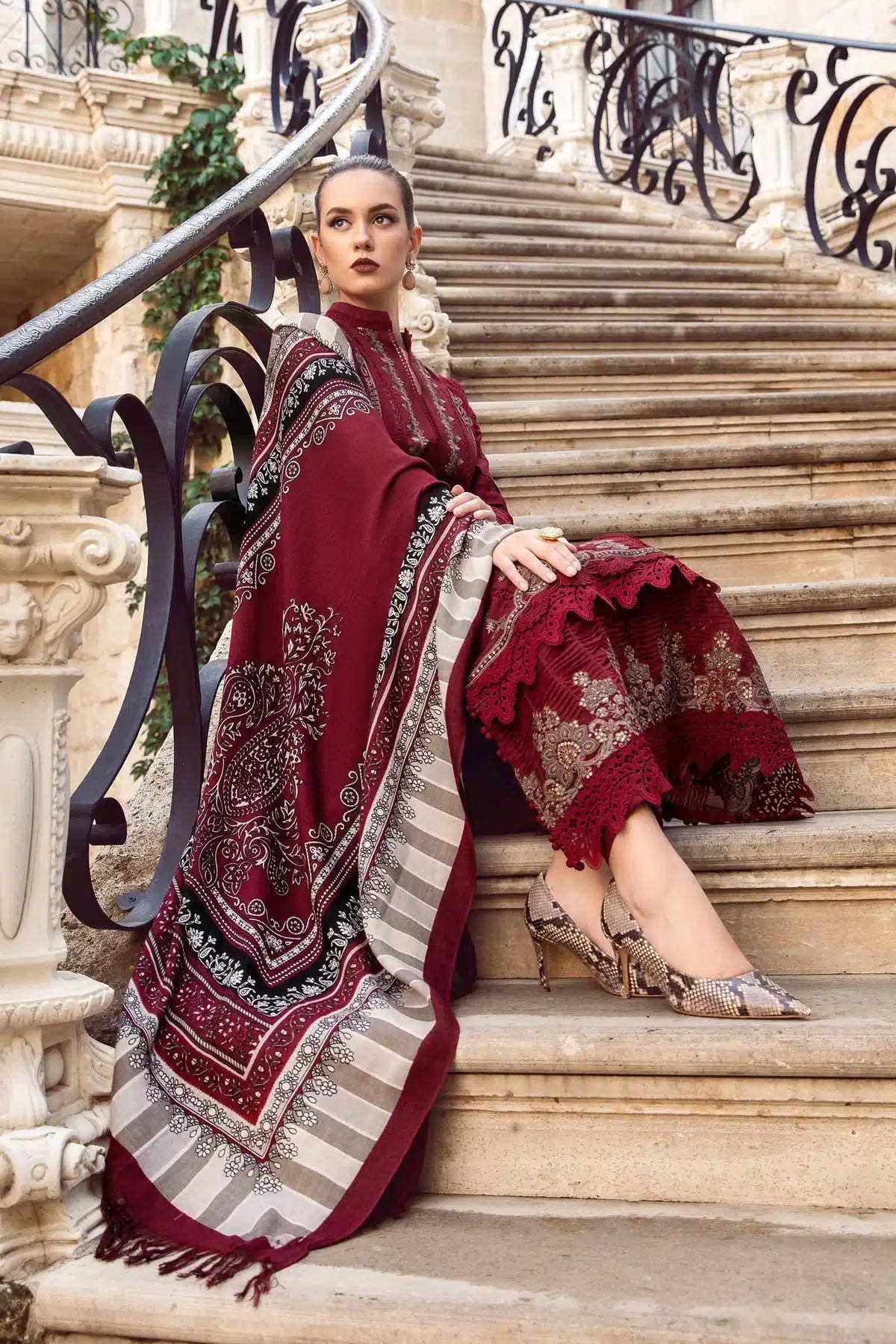 Maria B | M Prints Winter 23 | MPT-2002-A - House Of Hania
