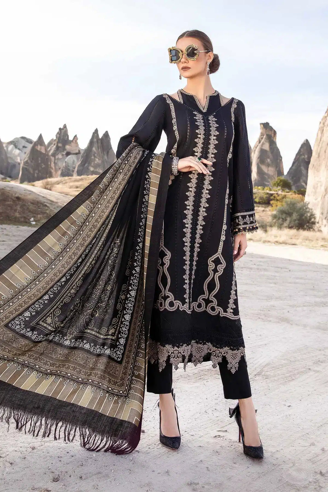 Maria B | M Prints Winter 23 | MPT-2002-B - House Of Hania