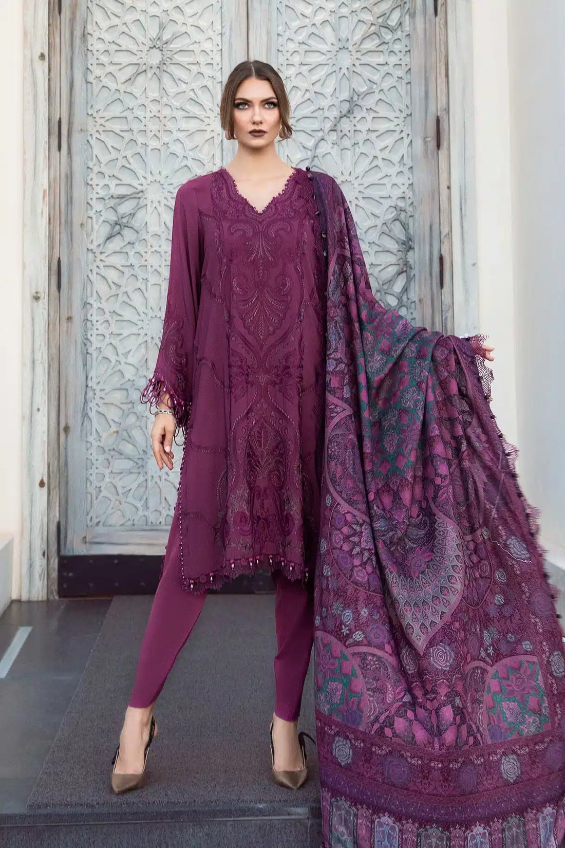 Maria B | M Prints Winter 23 | MPT-2003-B - House Of Hania