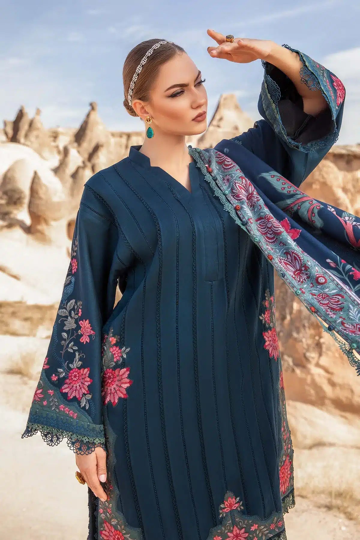 Maria B | M Prints Winter 23 | MPT-2005-B - House Of Hania