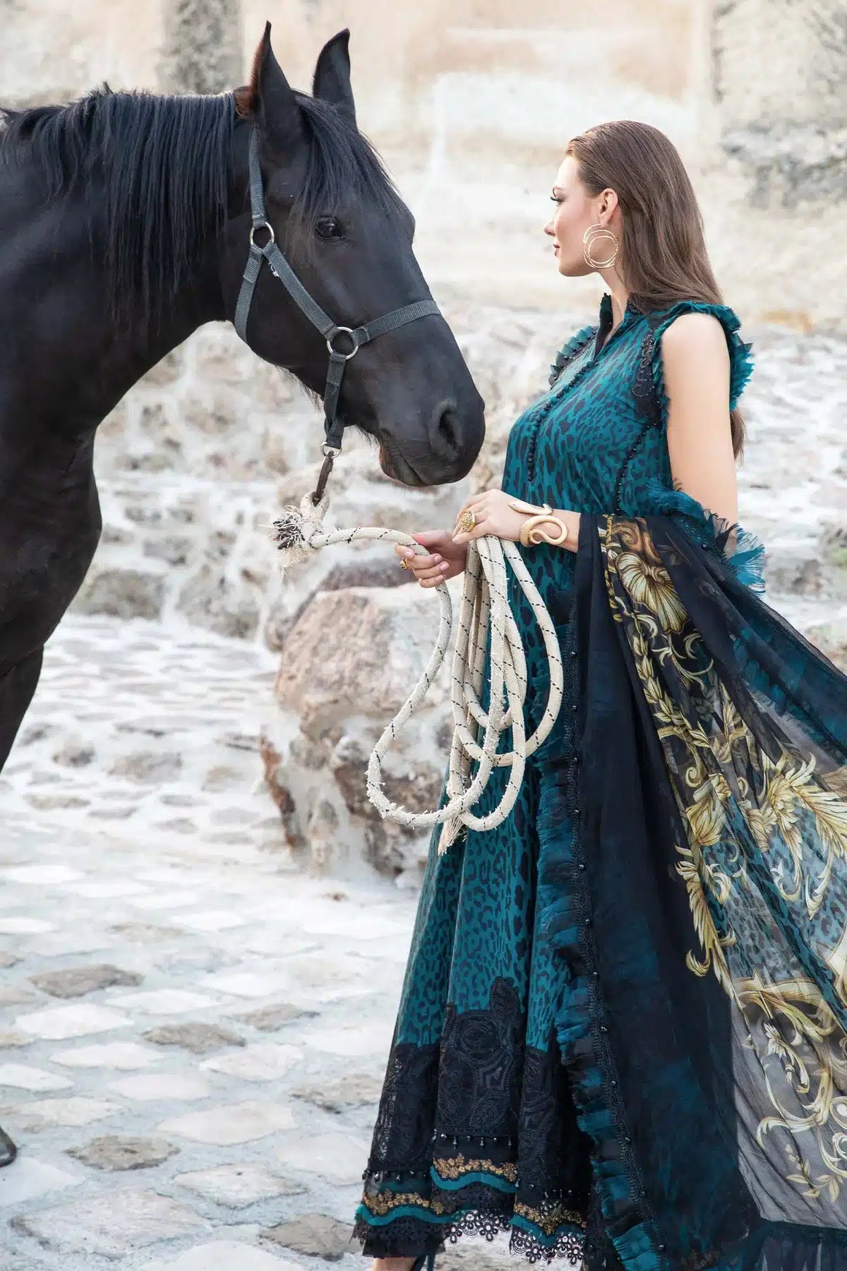 Maria B | M Prints Winter 23 | MPT-2010-B - House Of Hania