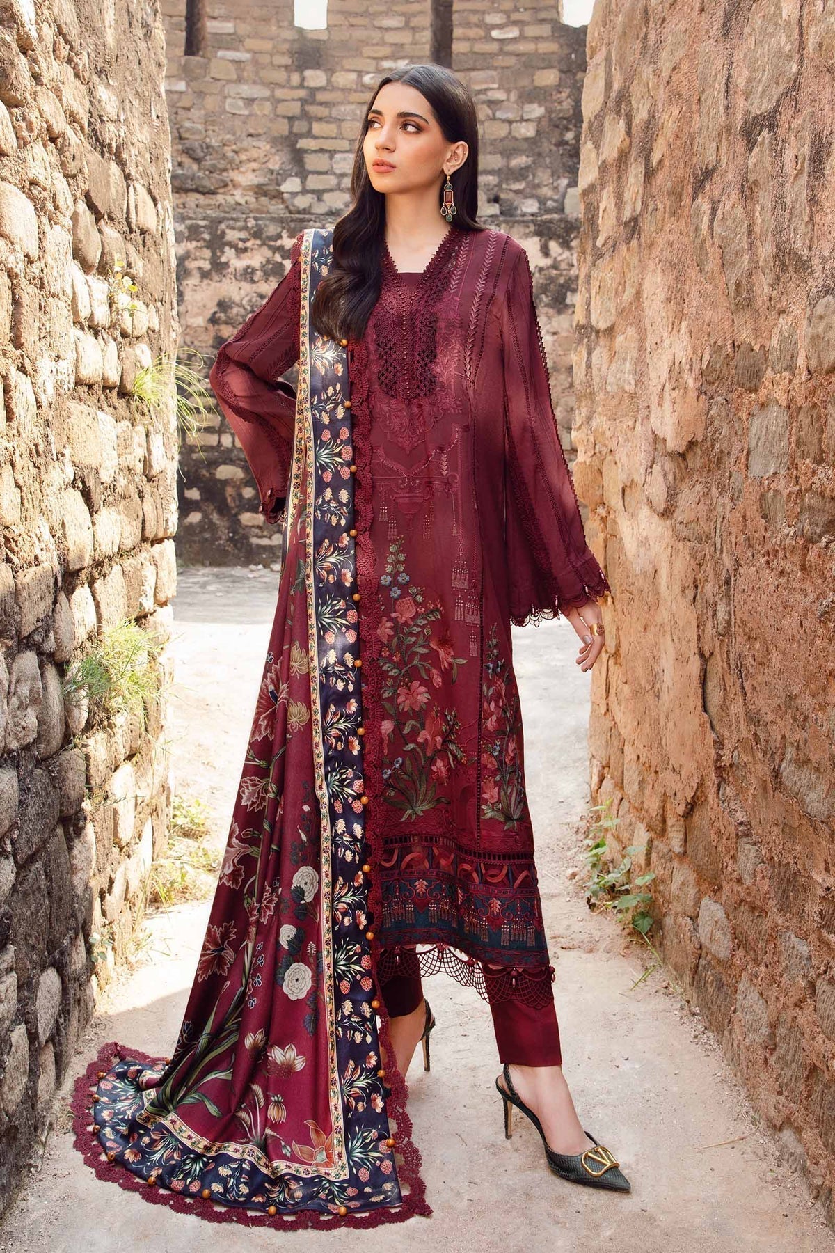 Maria B | M Prints Winter 24 | MPT-2401-B - House Of Hania