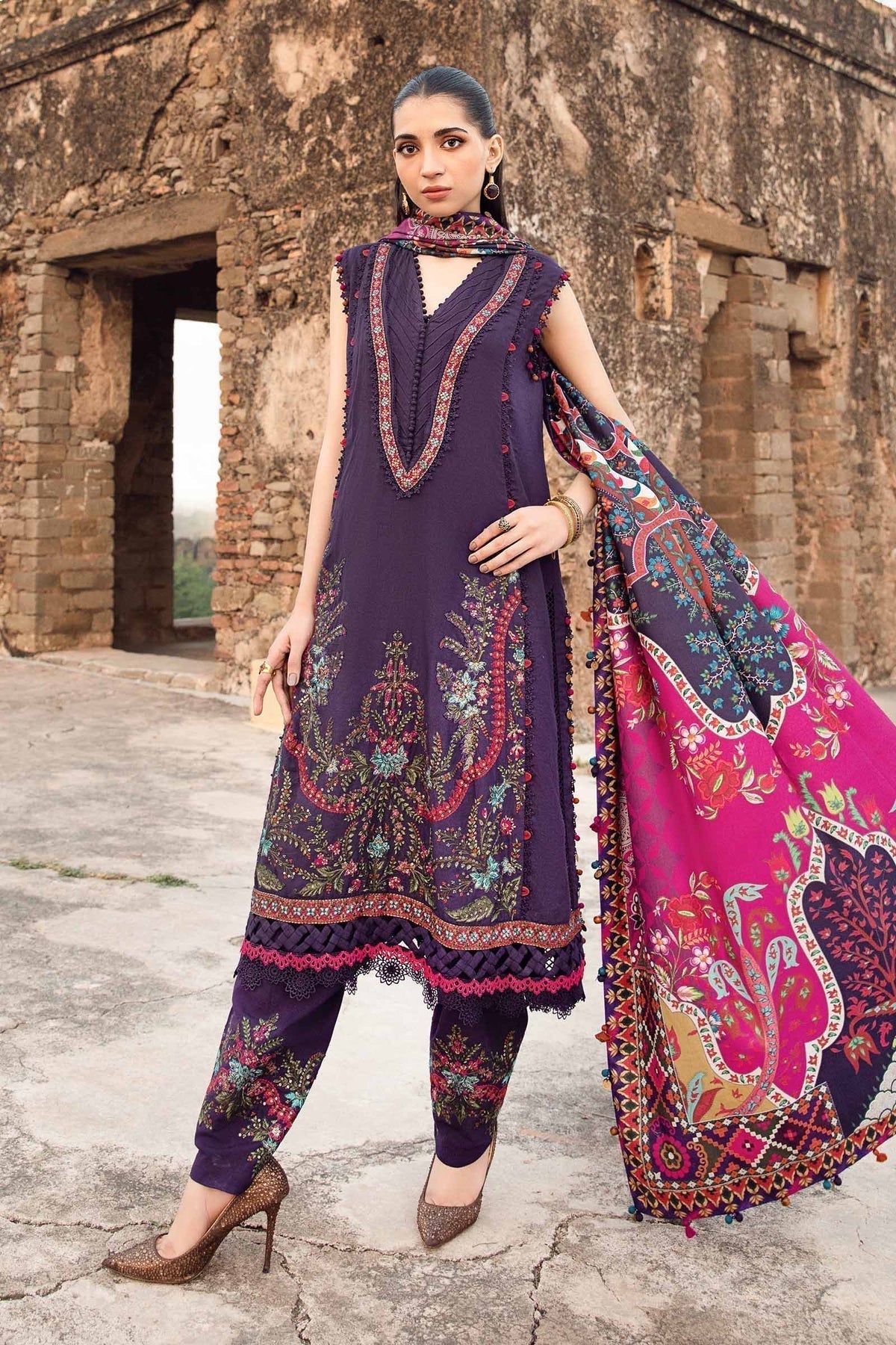 Maria B | M Prints Winter 24 | MPT-2402-A - House Of Hania