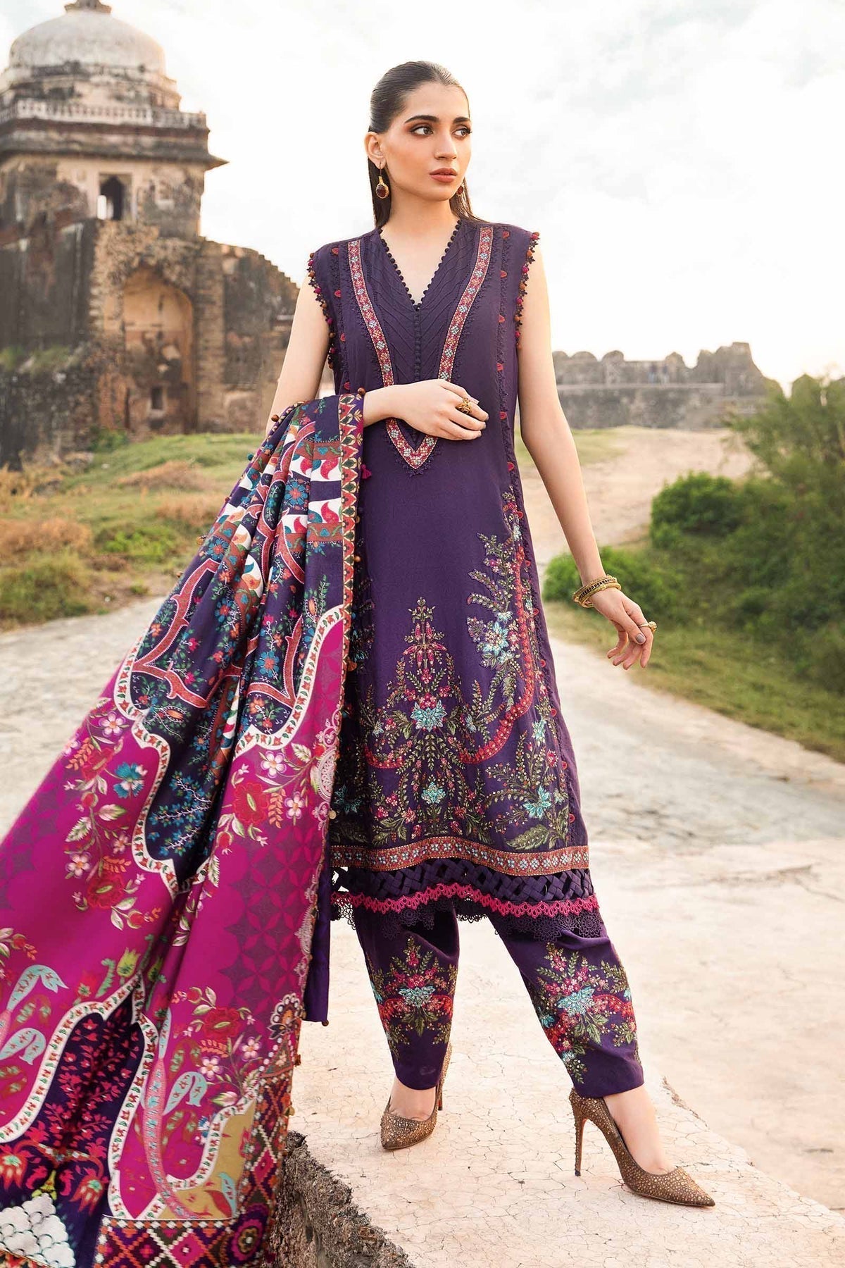 Maria B | M Prints Winter 24 | MPT-2402-A - House Of Hania