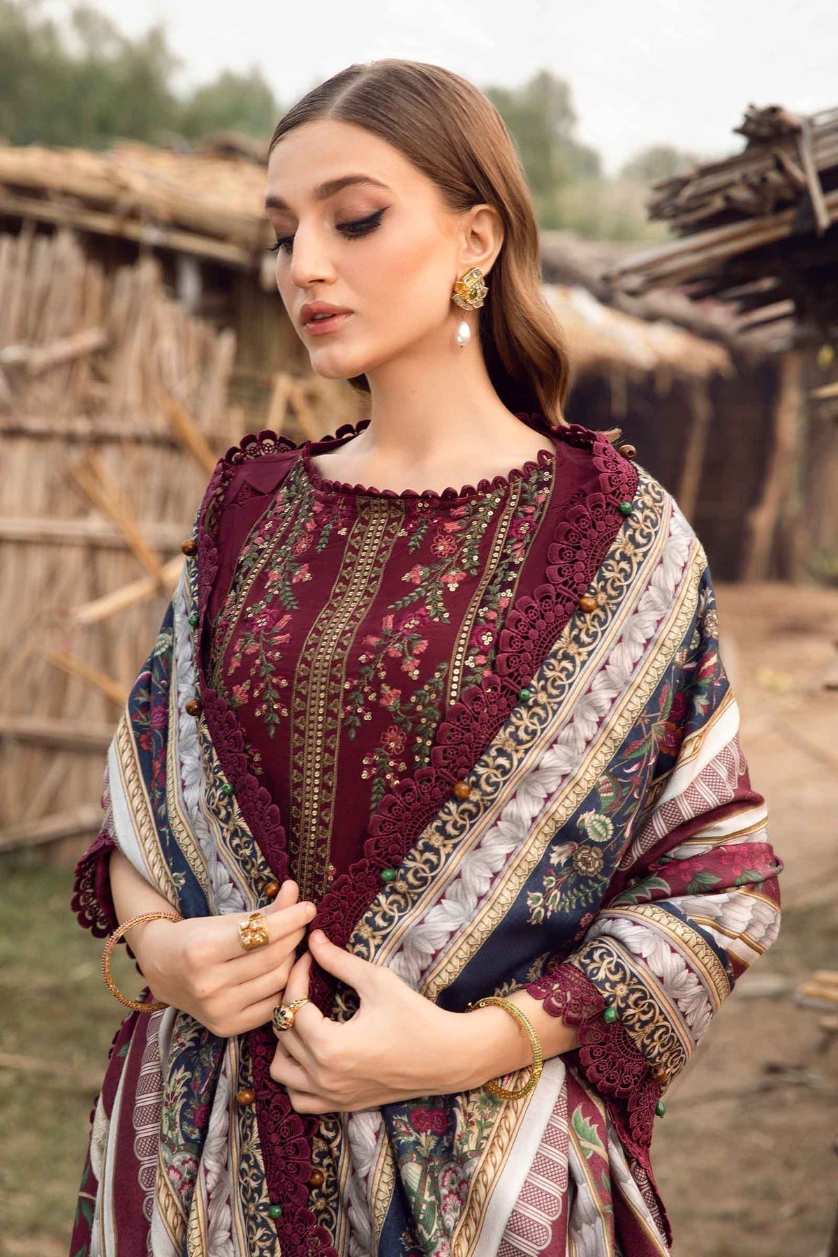 Maria B | M Prints Winter 24 | MPT-2406-B - House Of Hania
