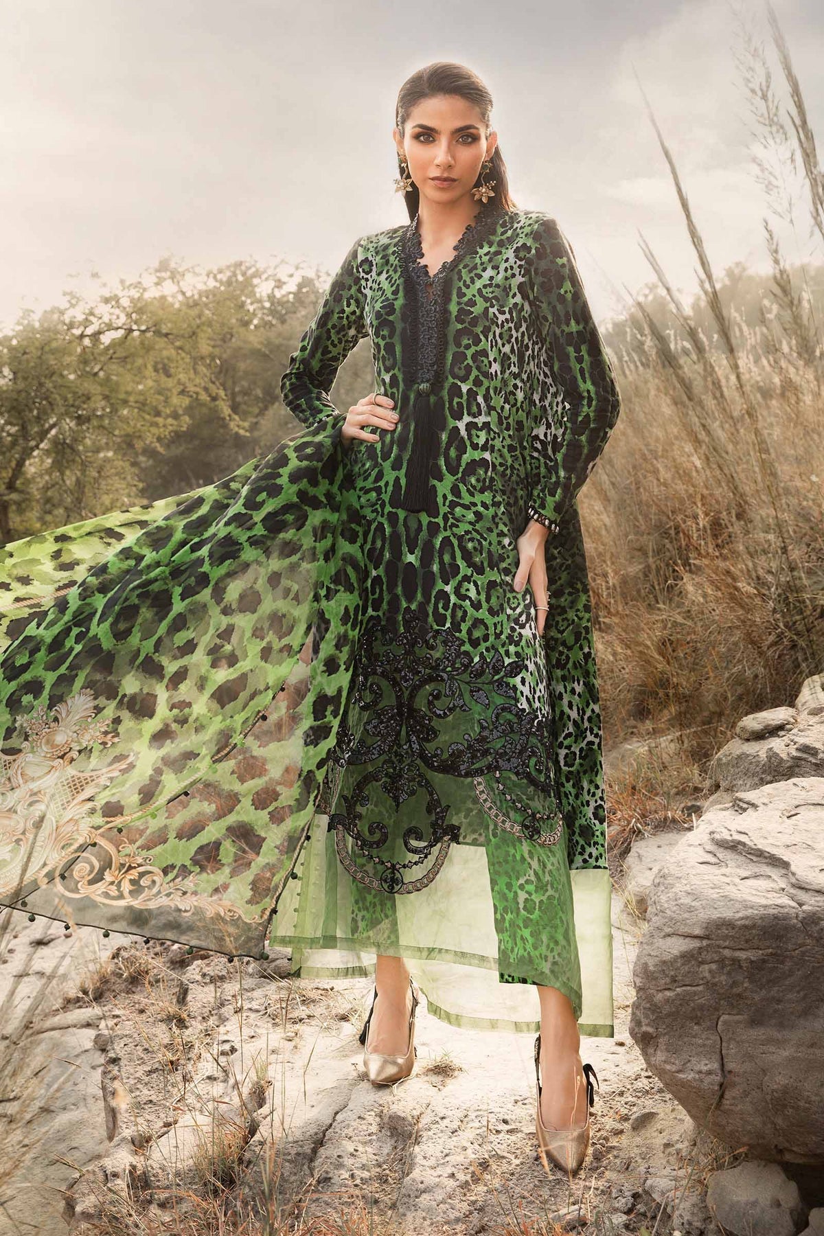 Maria B | M Prints Winter 24 | MPT-2409-A - House Of Hania