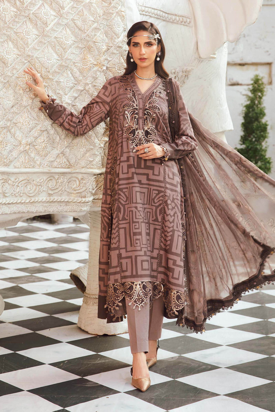 Maria B | M Prints Winter 25 | MPT-2703-B - House Of Hania