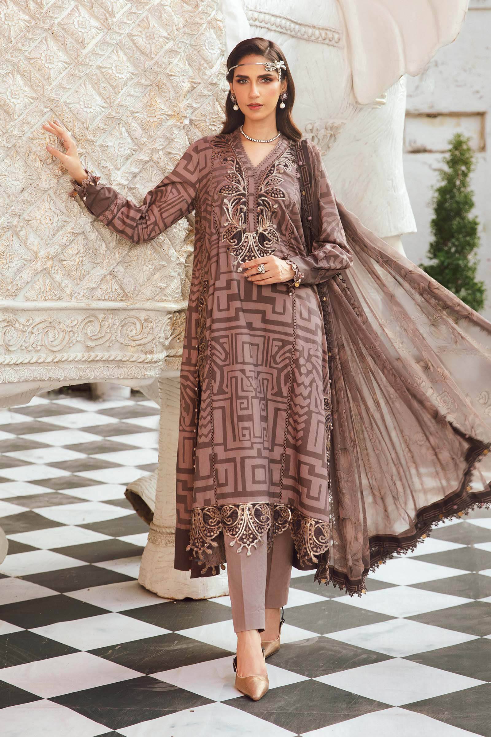 Maria B | M Prints Winter 25 | MPT-2703-B - House Of Hania