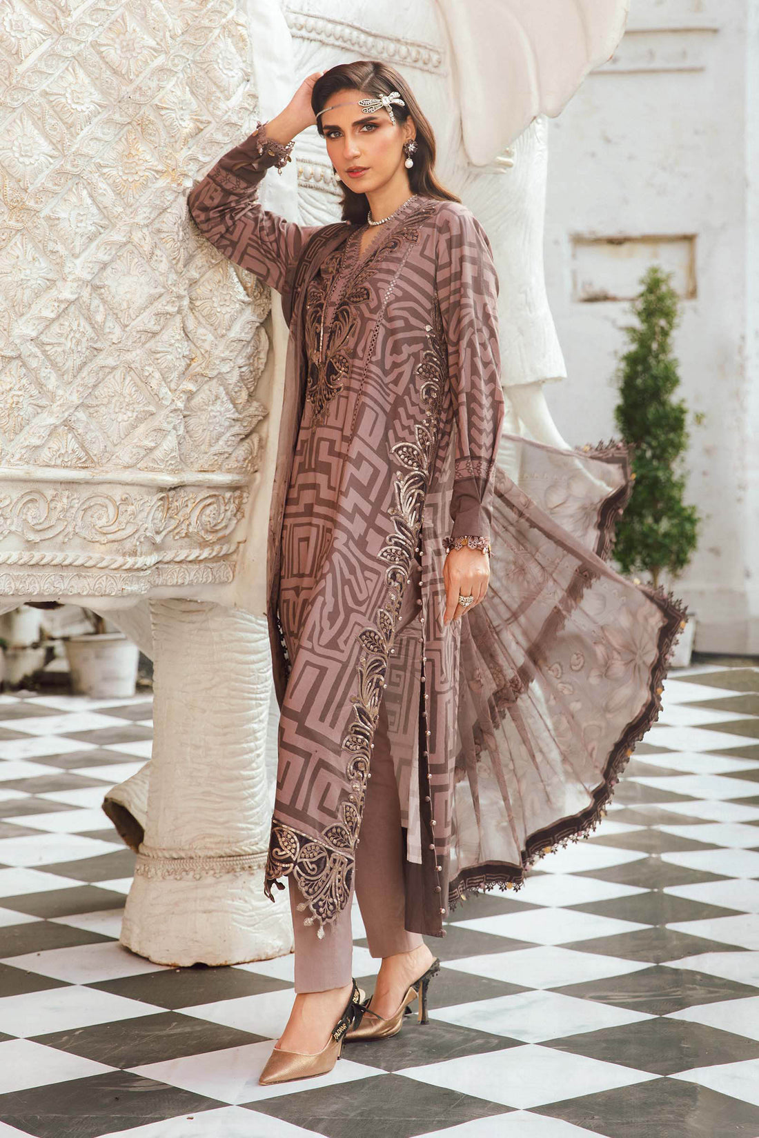 Maria B | M Prints Winter 25 | MPT-2703-B - House Of Hania